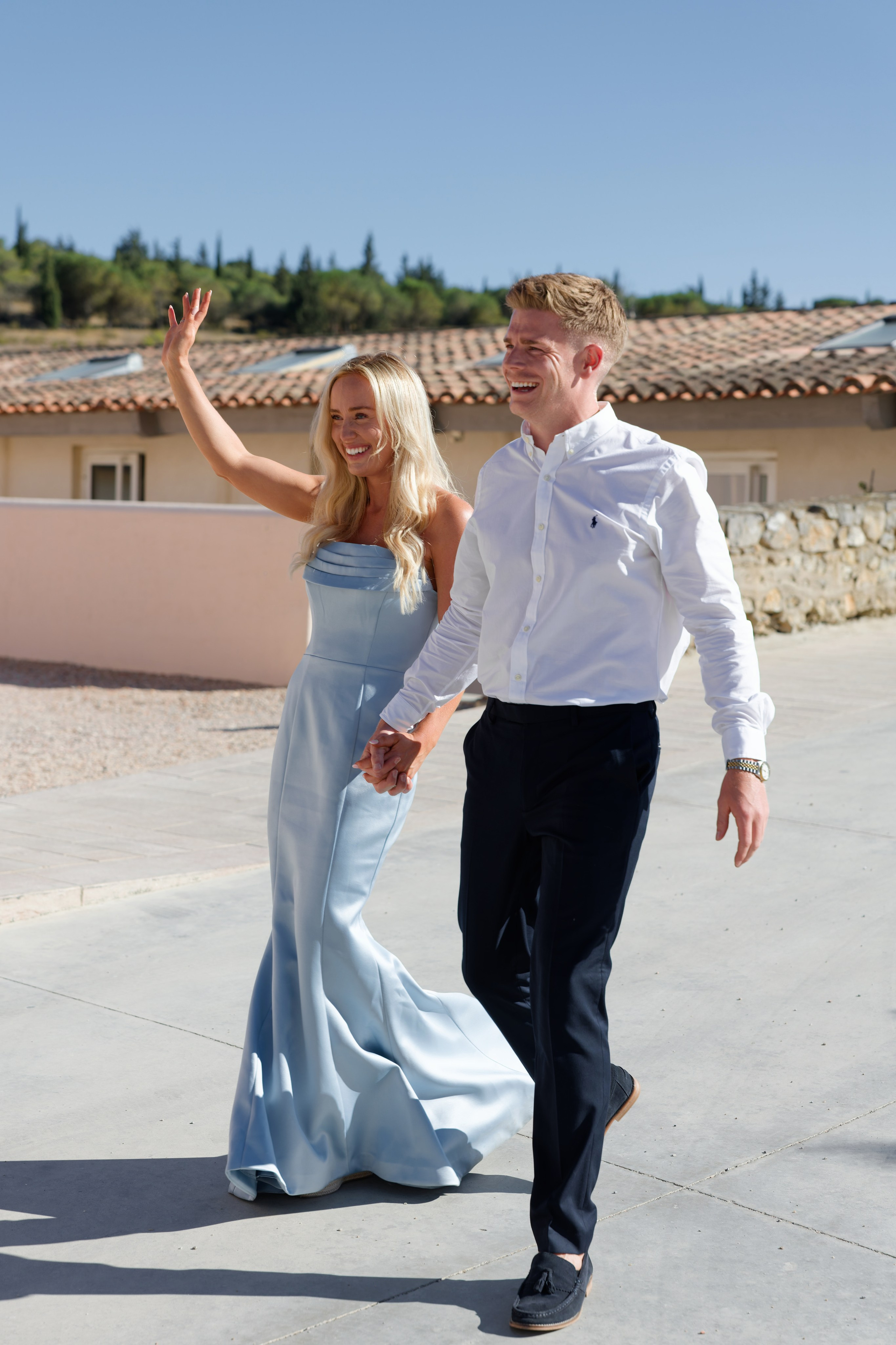 Welcome dinner at Château l’Hospitalet. Destination Wedding Photographer — Nikita Burtsev