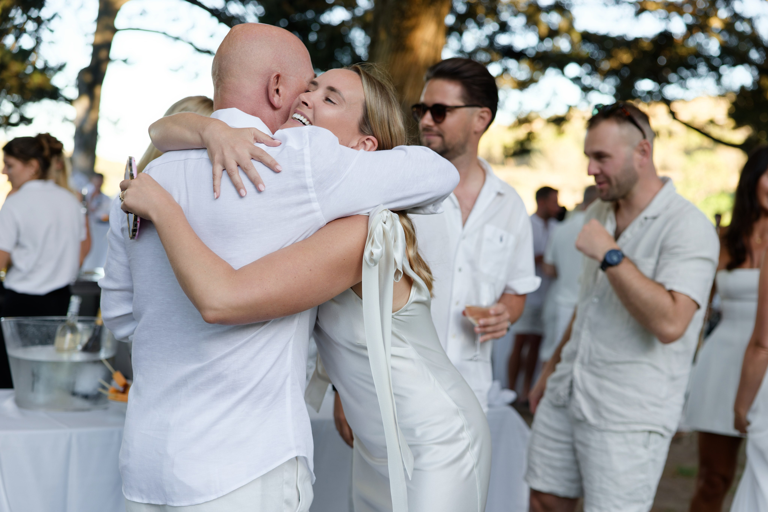 Welcome dinner at Château l’Hospitalet. Destination Wedding Photographer — Nikita Burtsev