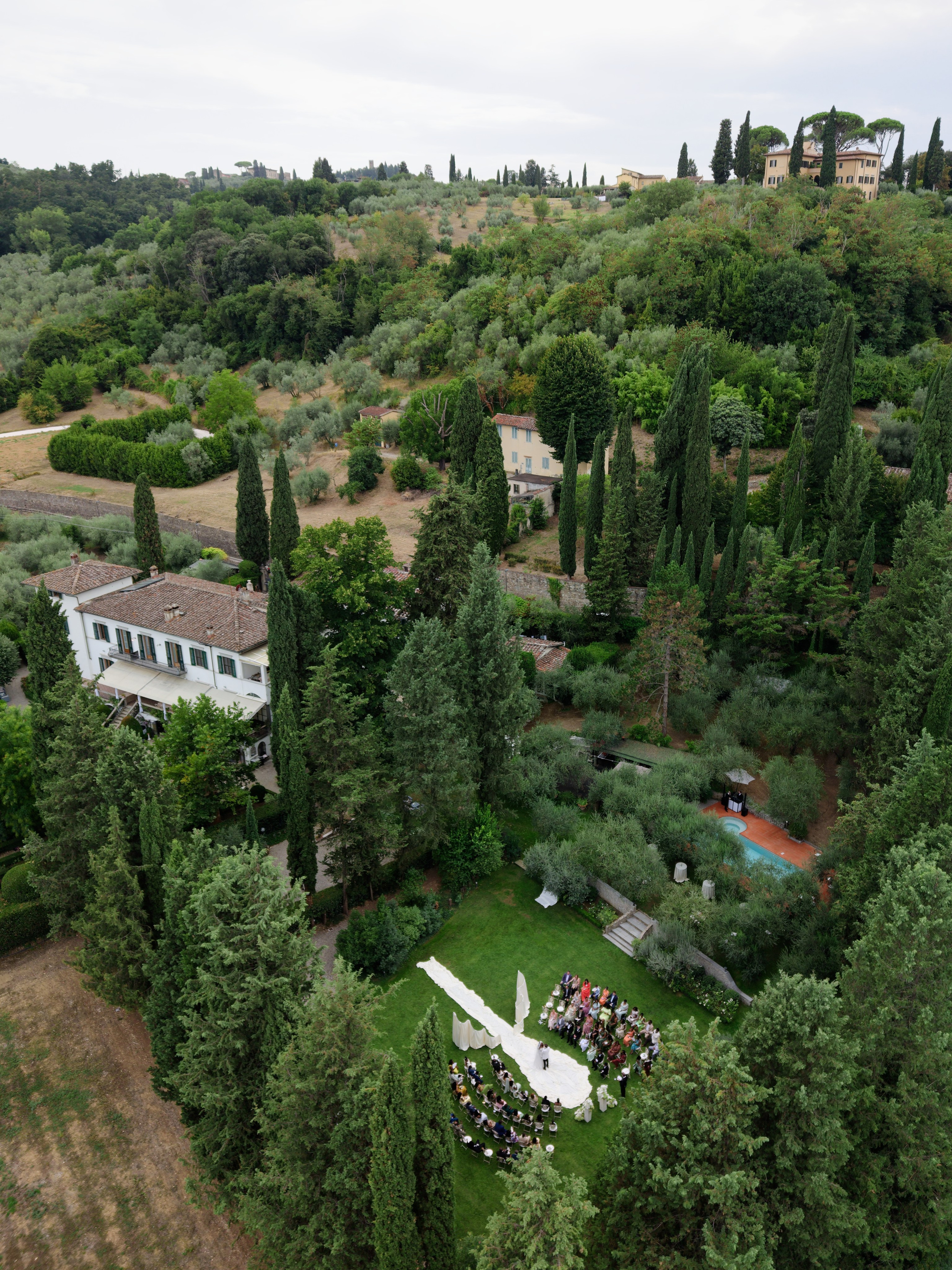 Wedding at Villa Merlo Nero, Florence, Italy. Destination Wedding Photographer — Nikita Burtsev