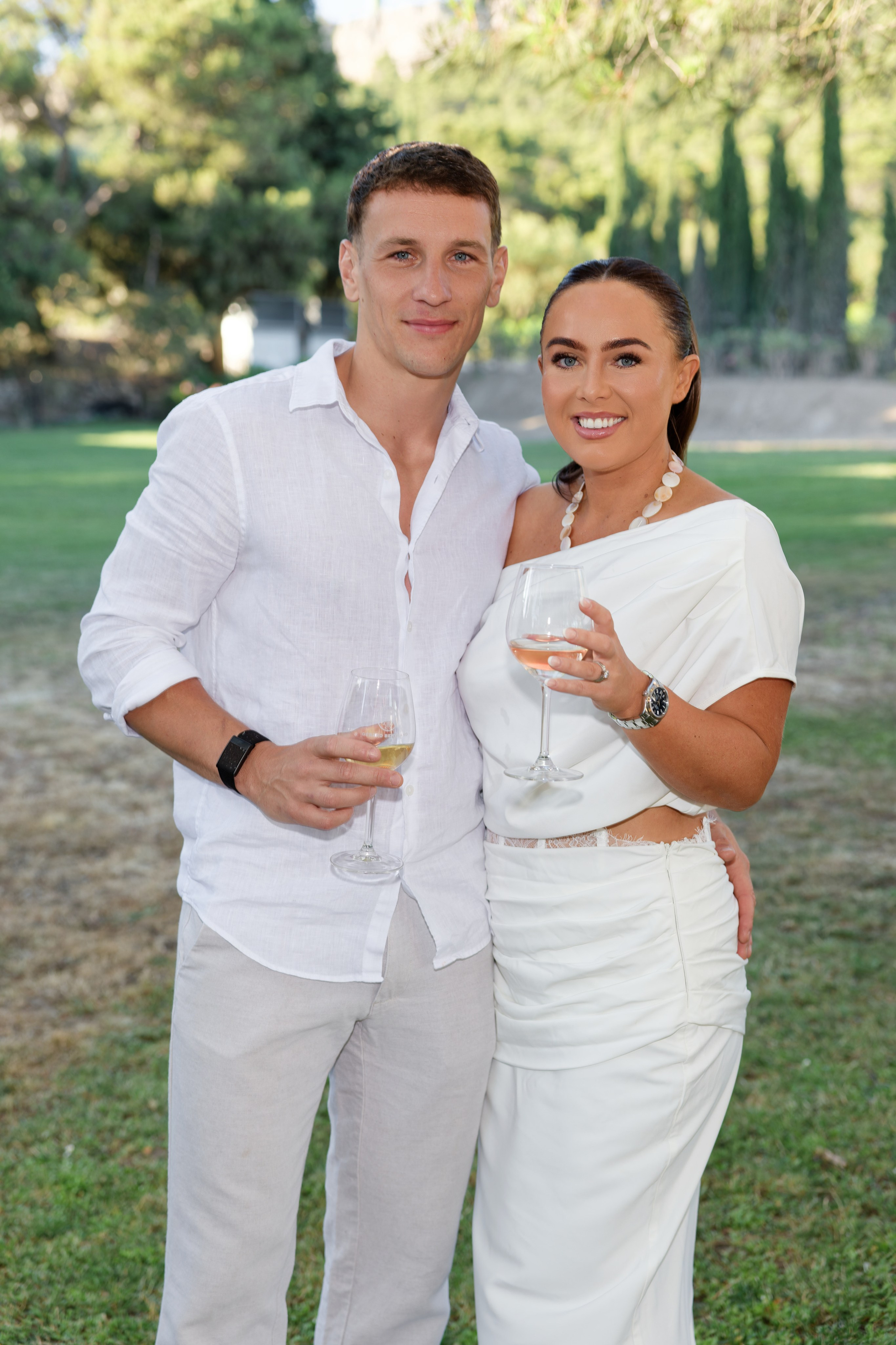 Welcome dinner at Château l’Hospitalet. Destination Wedding Photographer — Nikita Burtsev