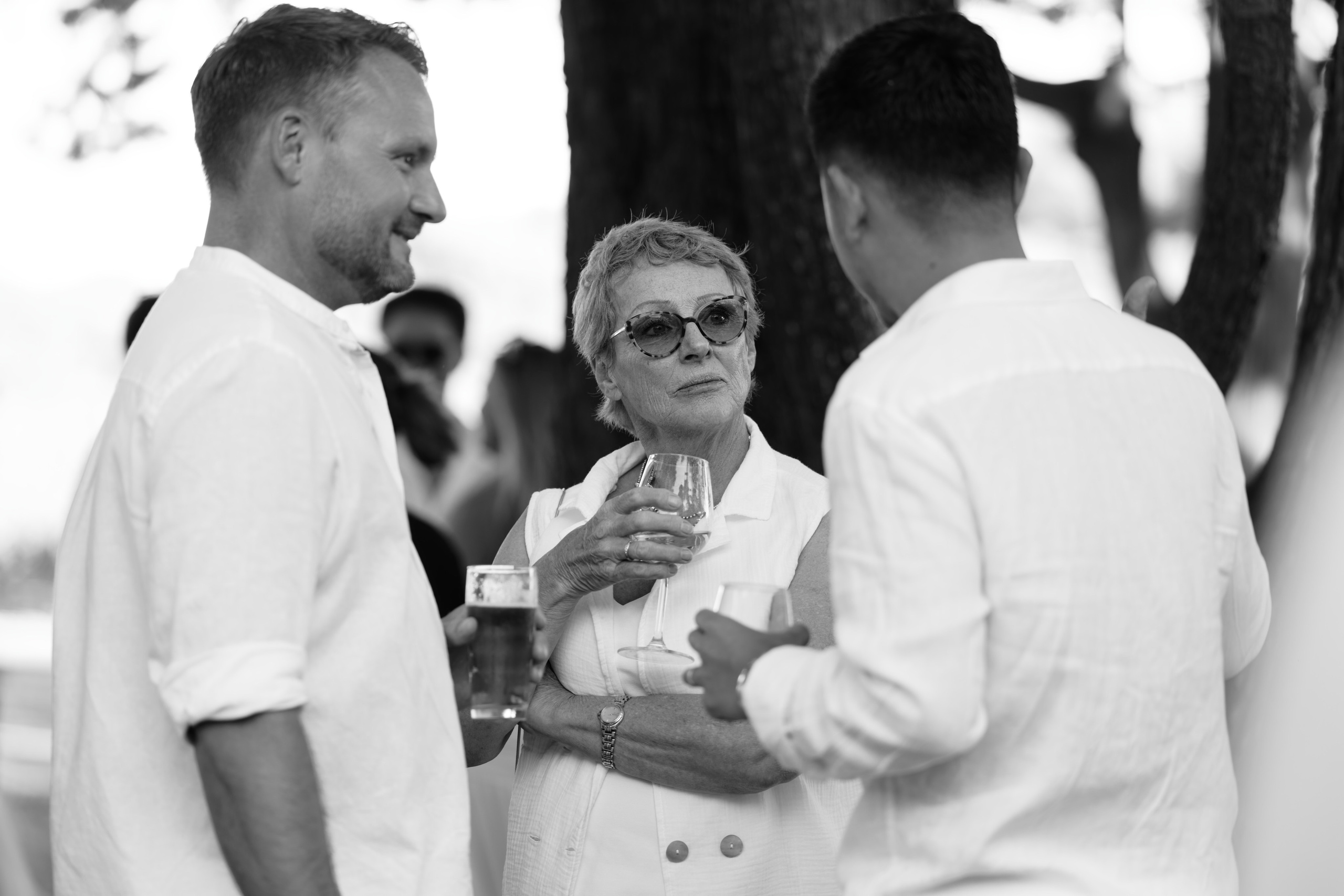 Welcome dinner at Château l’Hospitalet. Destination Wedding Photographer — Nikita Burtsev