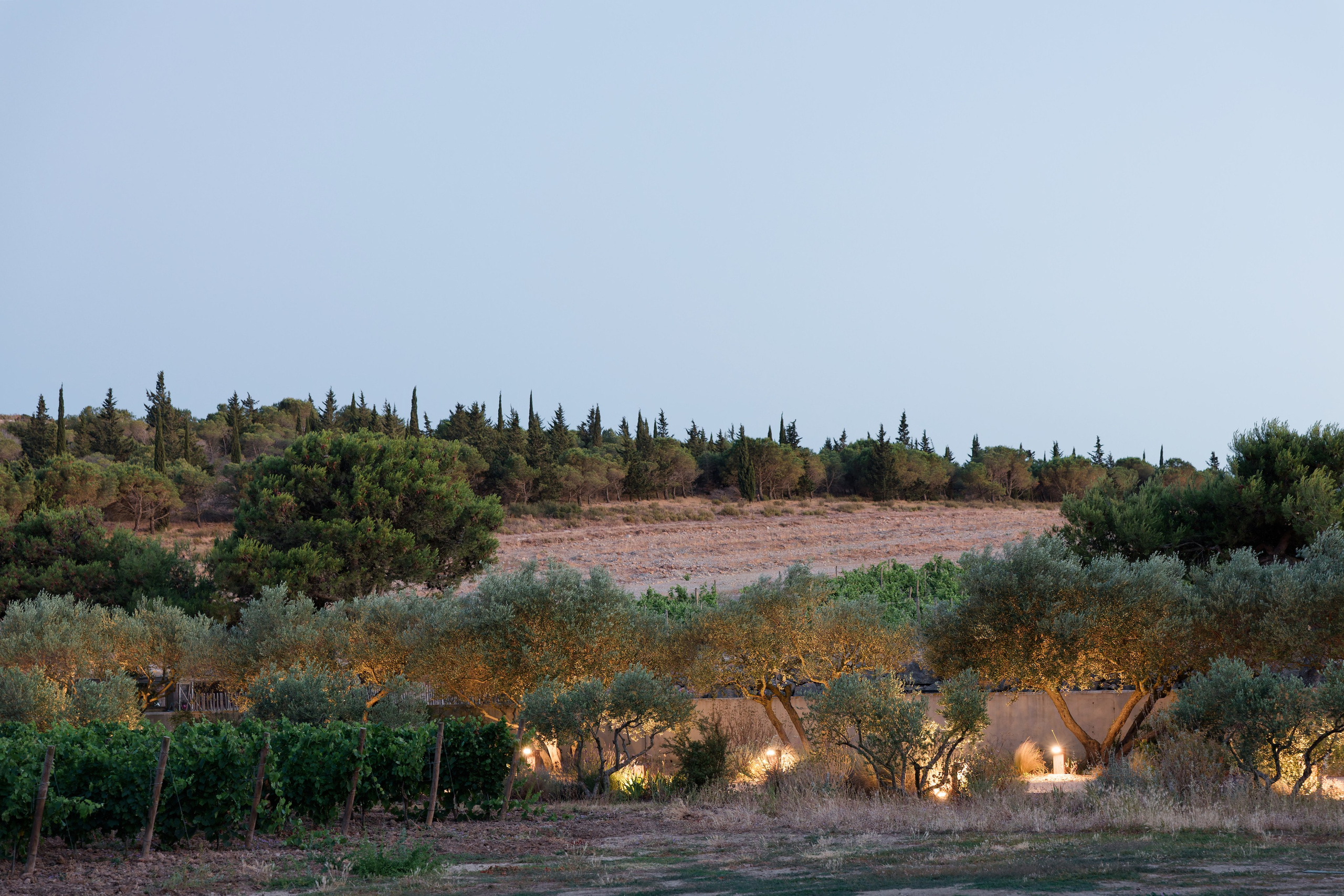 Welcome dinner at Château l’Hospitalet. Destination Wedding Photographer — Nikita Burtsev