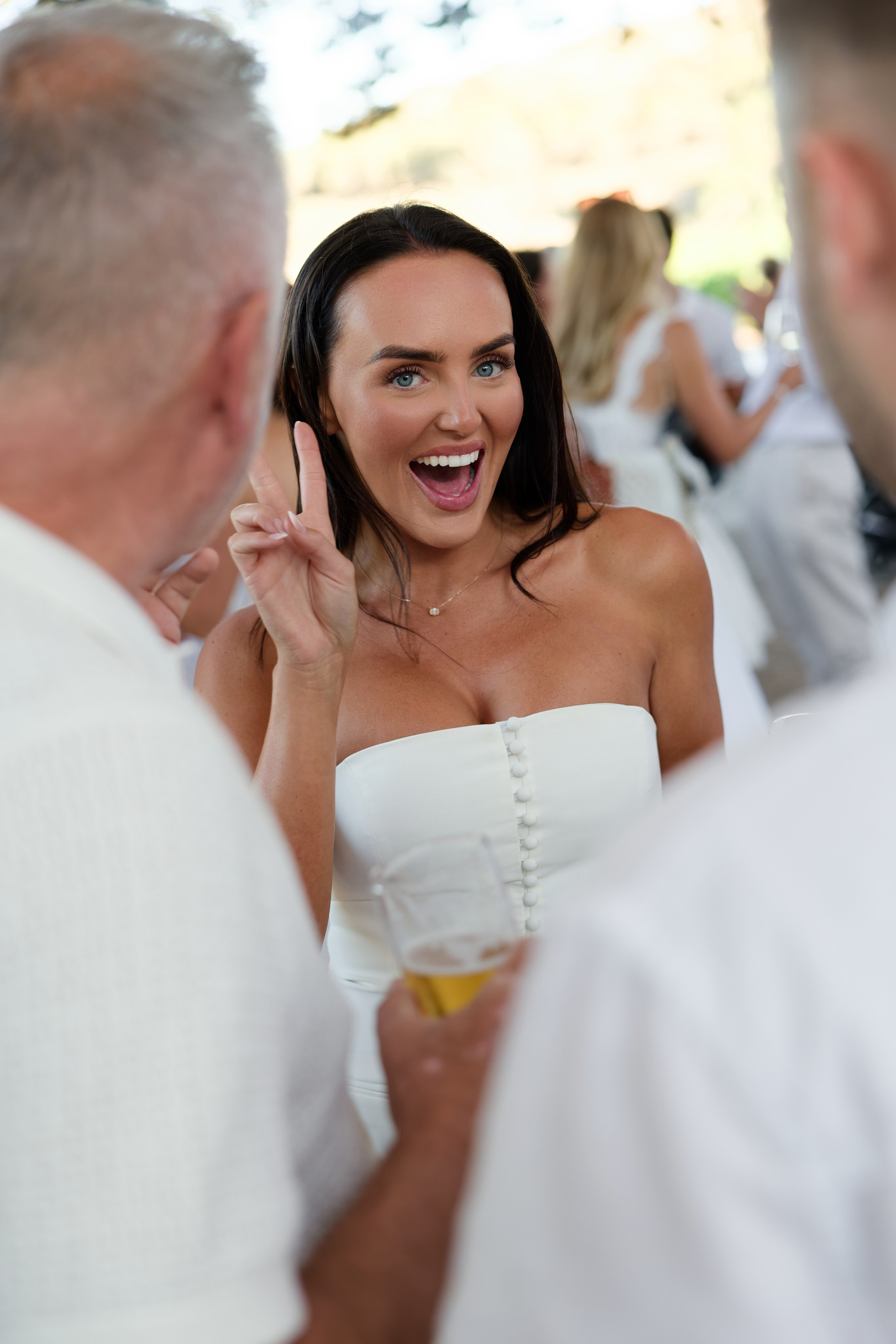 Welcome dinner at Château l’Hospitalet. Destination Wedding Photographer — Nikita Burtsev