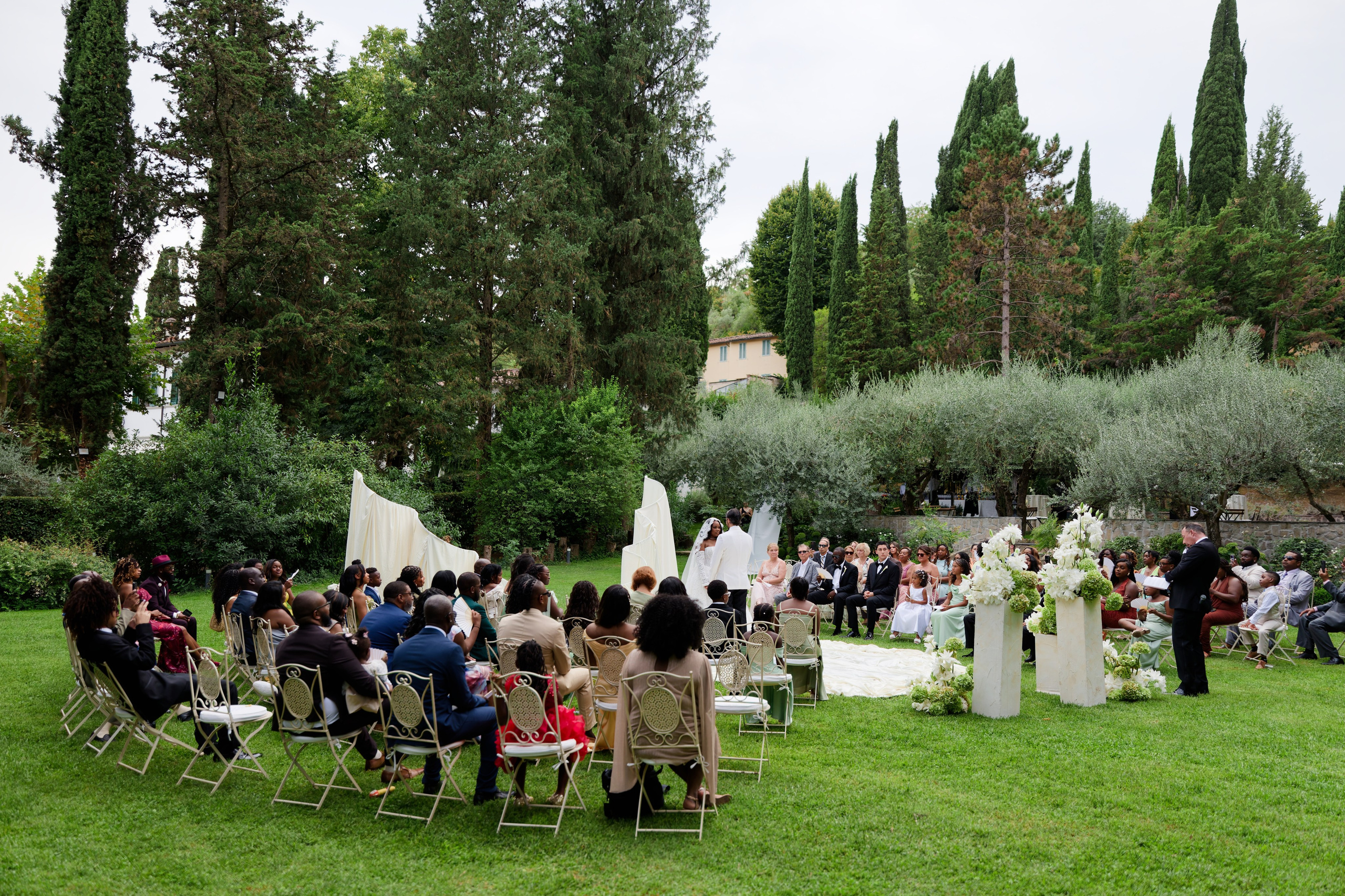Wedding at Villa Merlo Nero, Florence, Italy. Destination Wedding Photographer — Nikita Burtsev