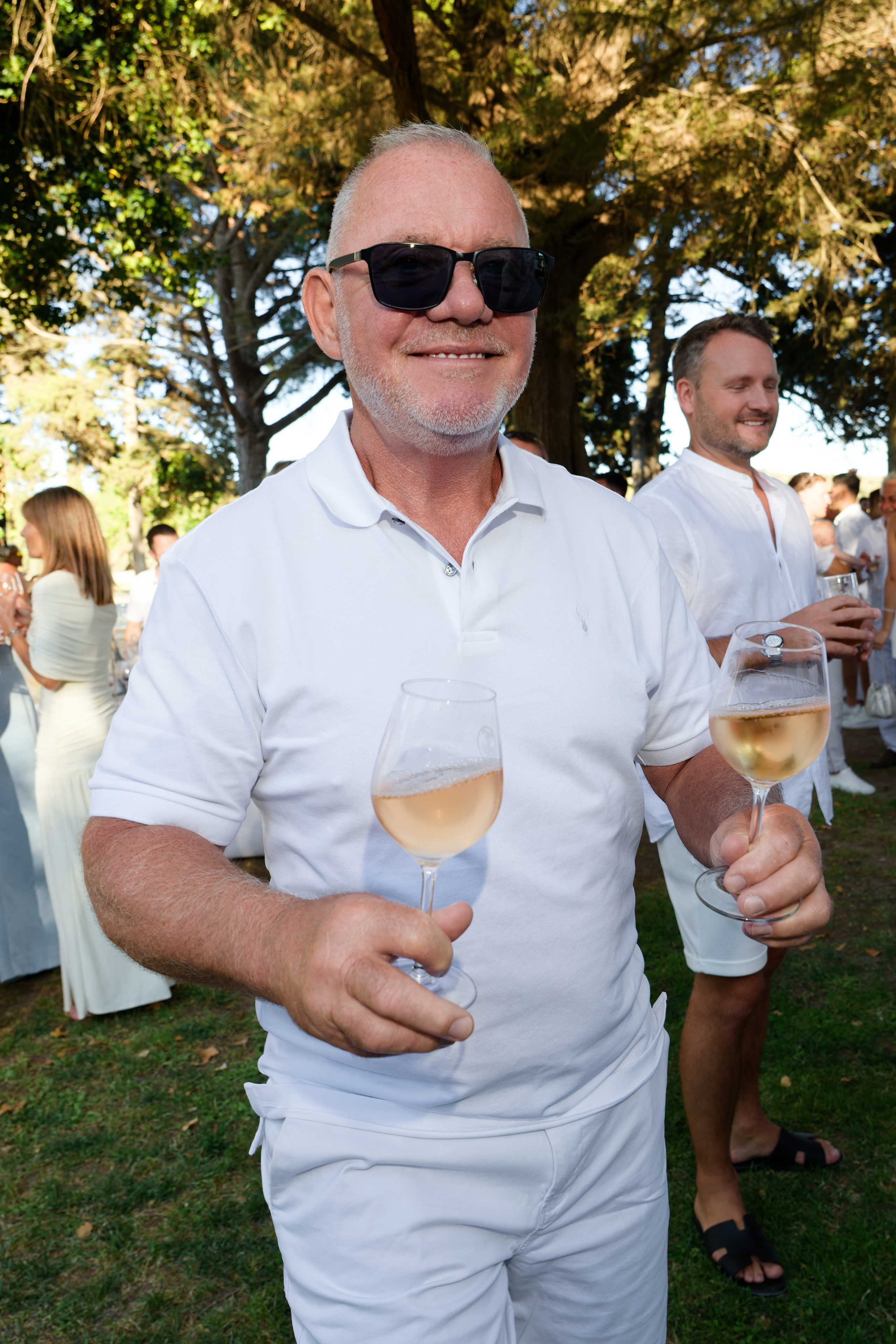 Welcome dinner at Château l’Hospitalet. Destination Wedding Photographer — Nikita Burtsev