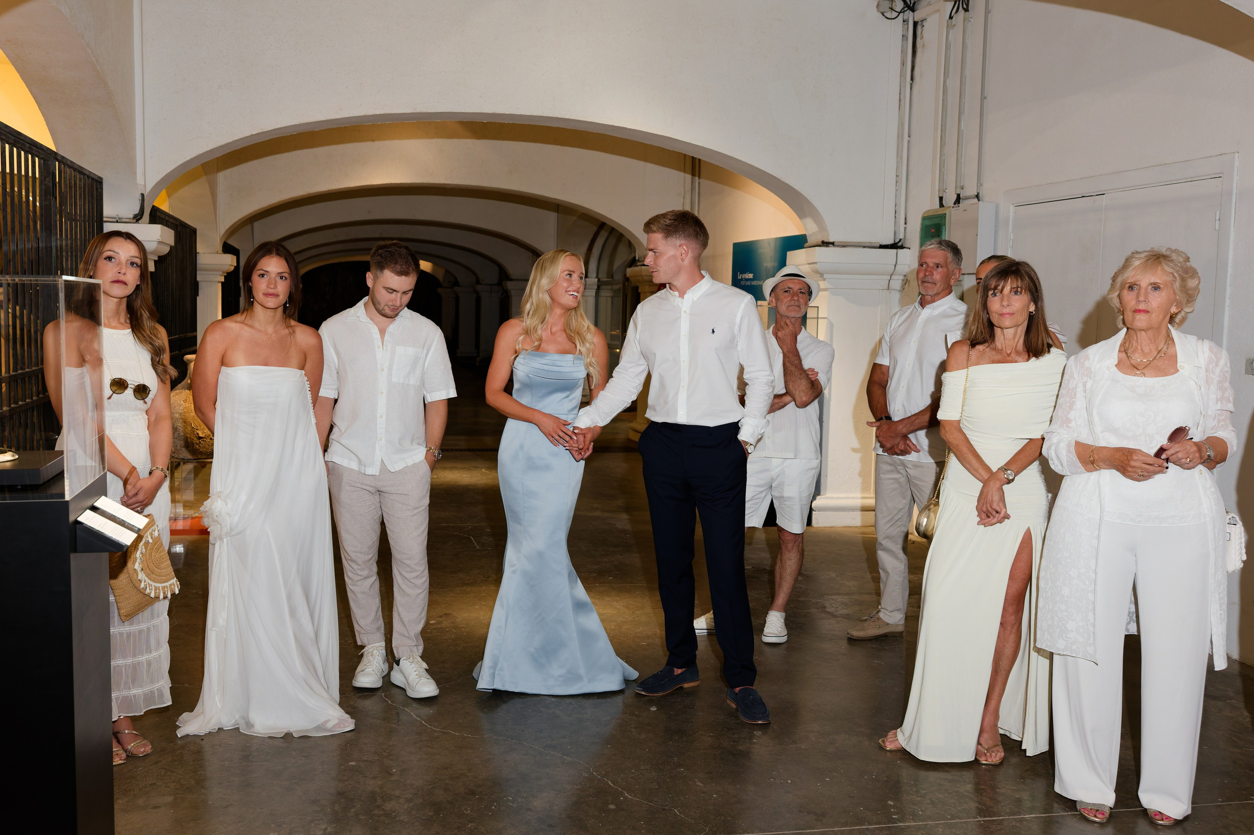 Welcome dinner at Château l’Hospitalet. Destination Wedding Photographer — Nikita Burtsev
