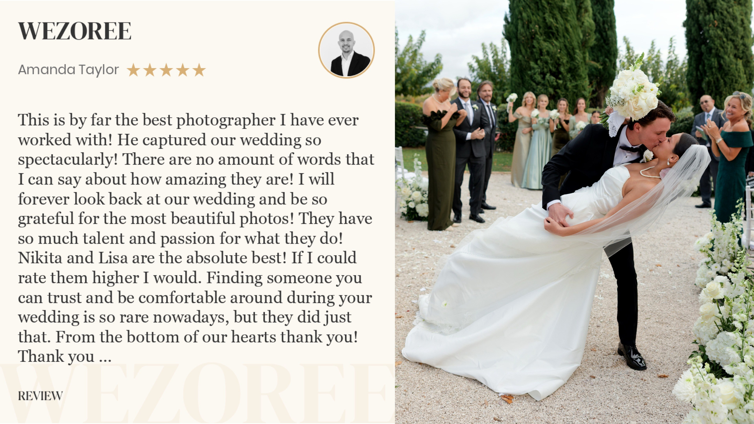Reviews. Destination Wedding Photographer — Nikita Burtsev