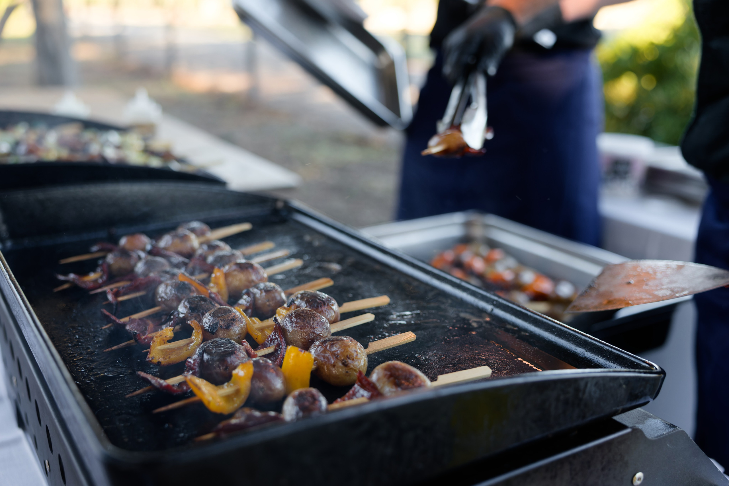 Welcome dinner at Château l’Hospitalet. Destination Wedding Photographer — Nikita Burtsev