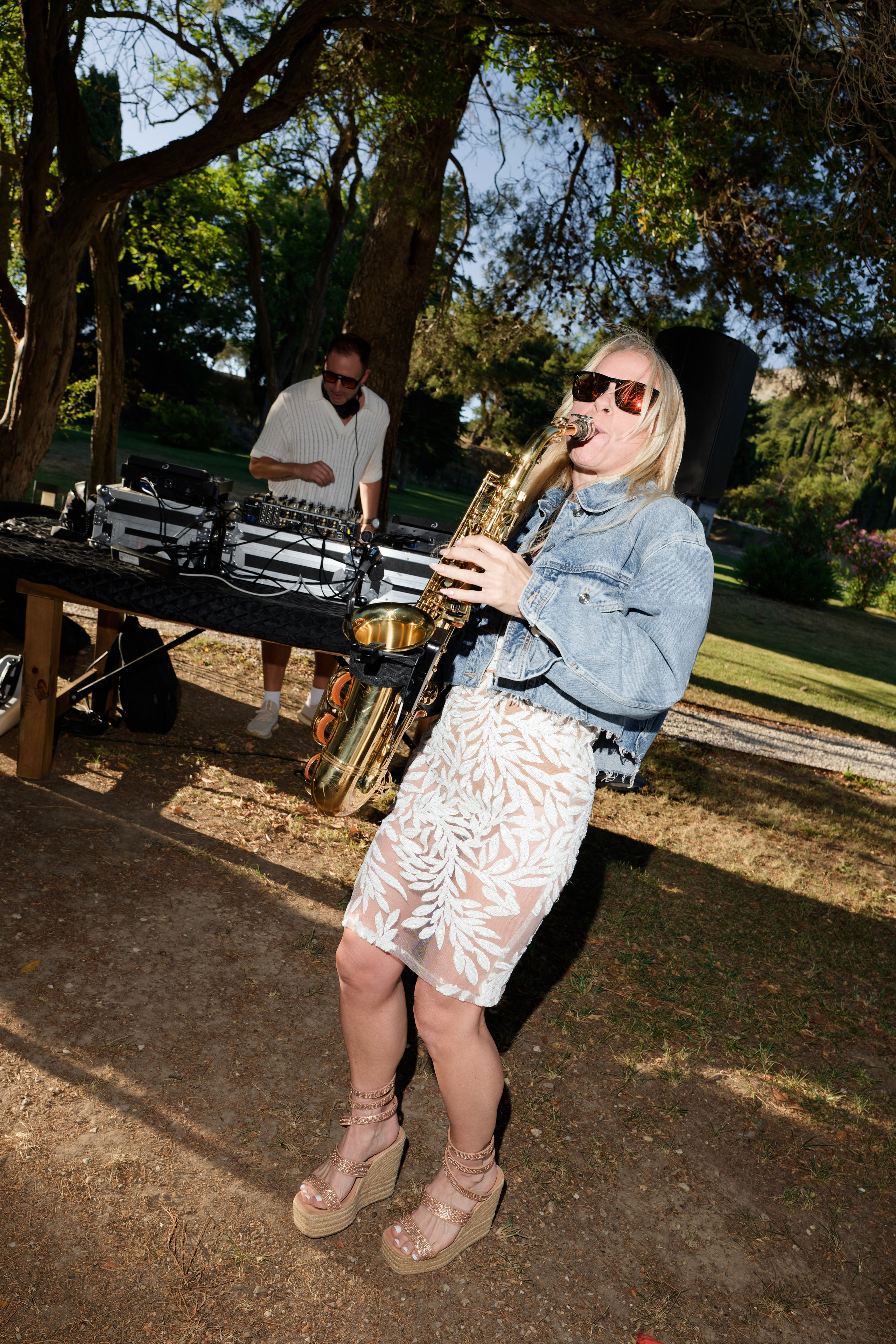 Welcome dinner at Château l’Hospitalet. Destination Wedding Photographer — Nikita Burtsev
