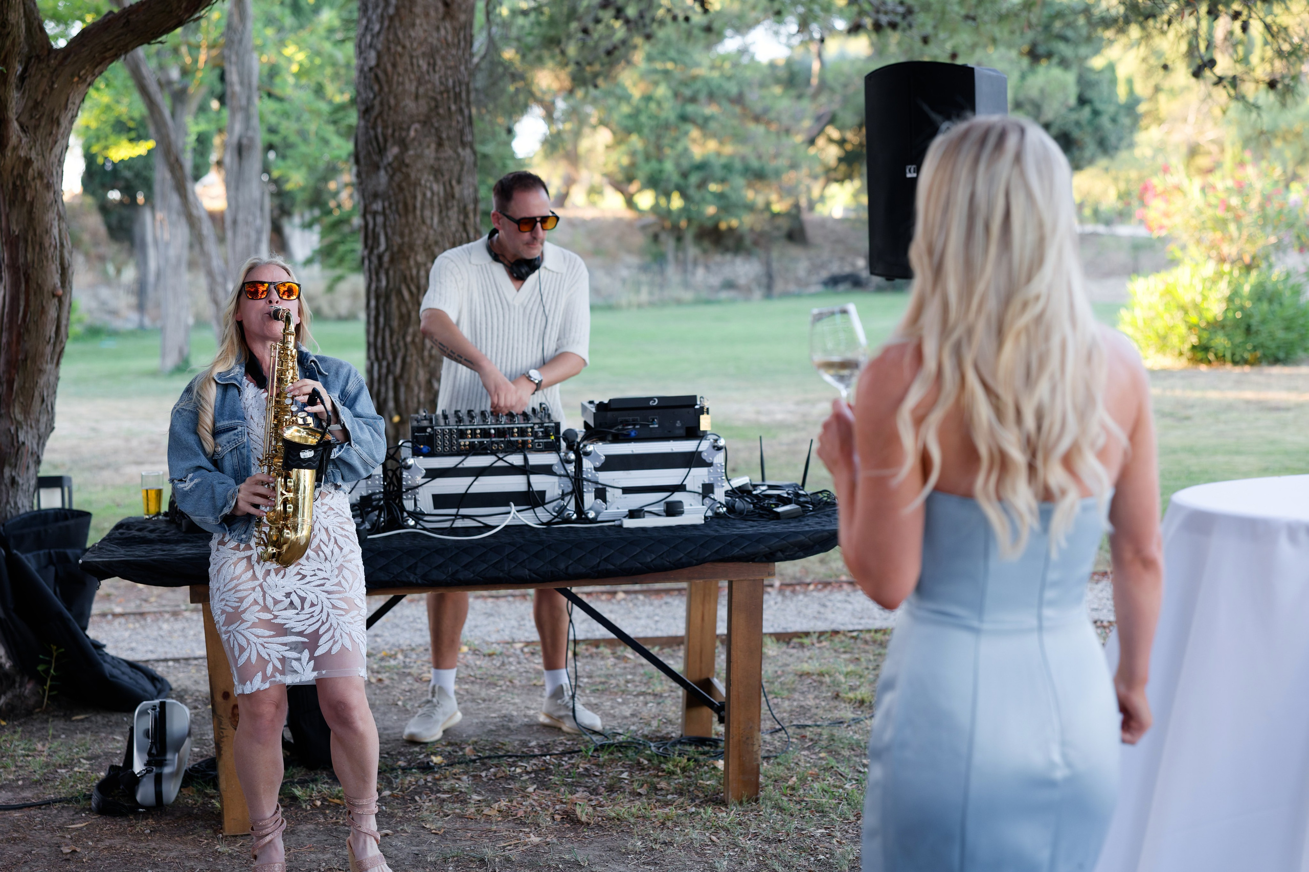Welcome dinner at Château l’Hospitalet. Destination Wedding Photographer — Nikita Burtsev