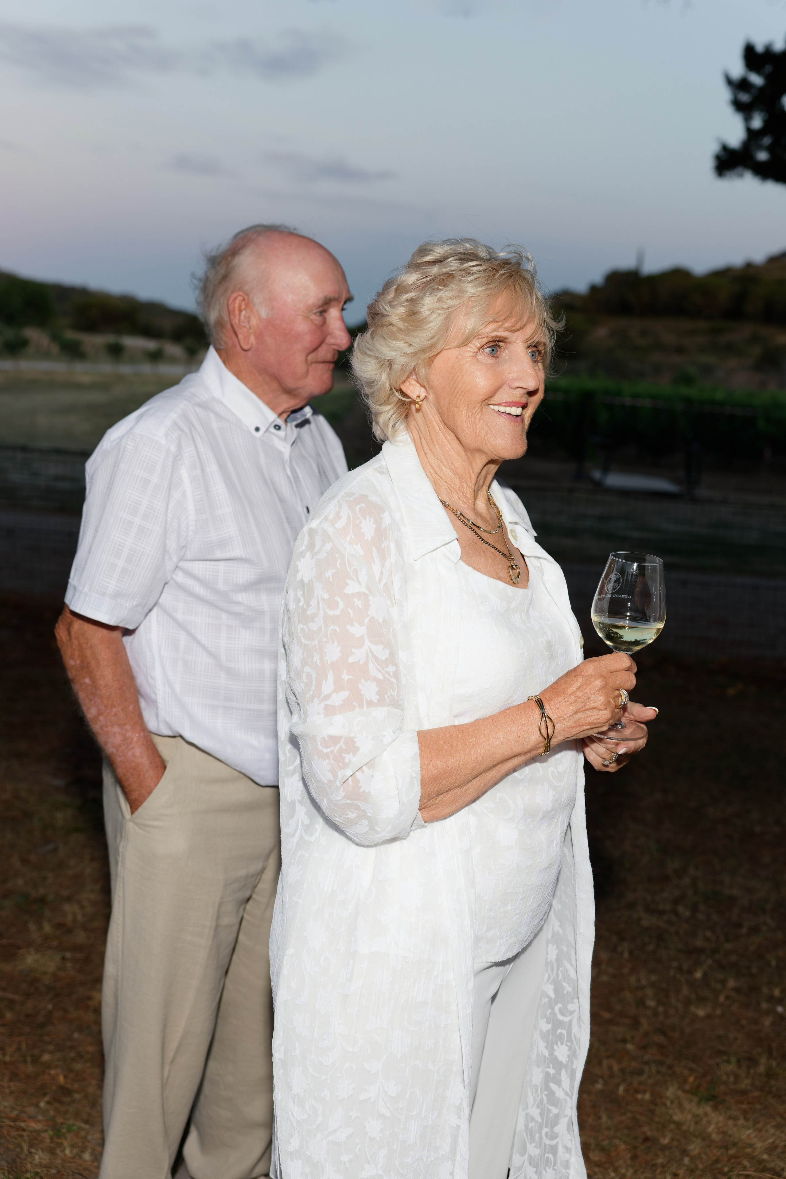 Welcome dinner at Château l’Hospitalet. Destination Wedding Photographer — Nikita Burtsev