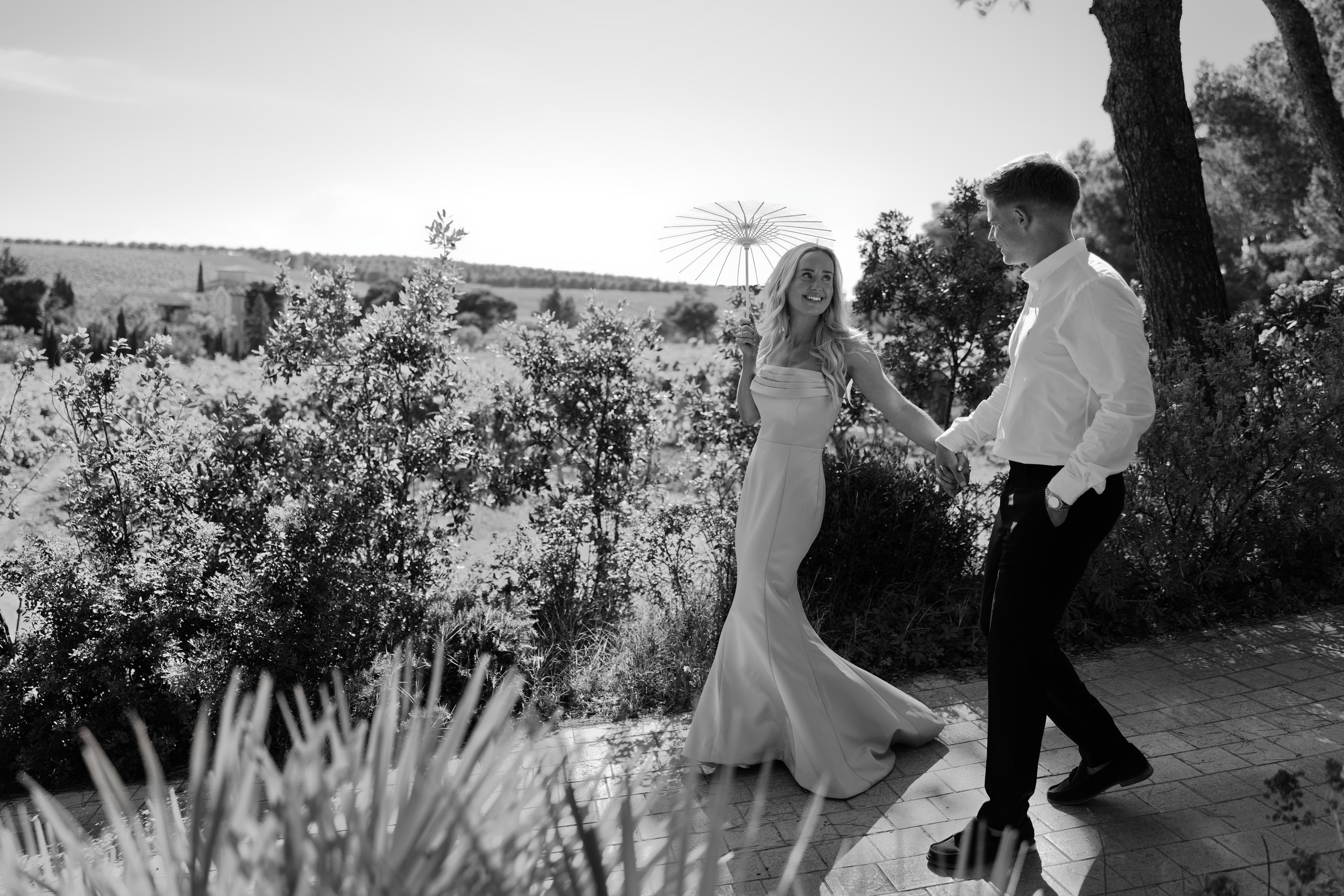 Welcome dinner at Château l’Hospitalet. Destination Wedding Photographer — Nikita Burtsev