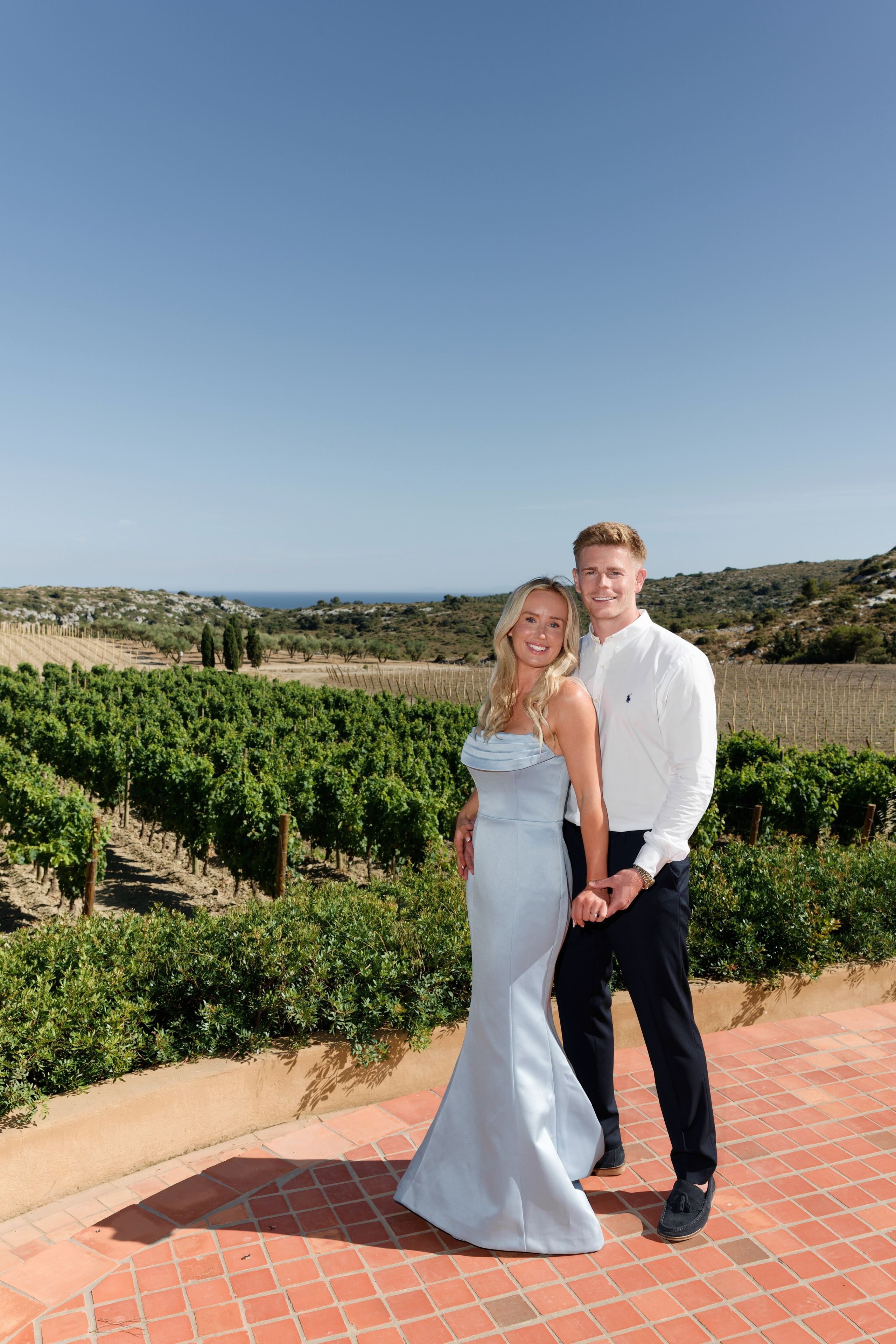 Welcome dinner at Château l’Hospitalet. Destination Wedding Photographer — Nikita Burtsev