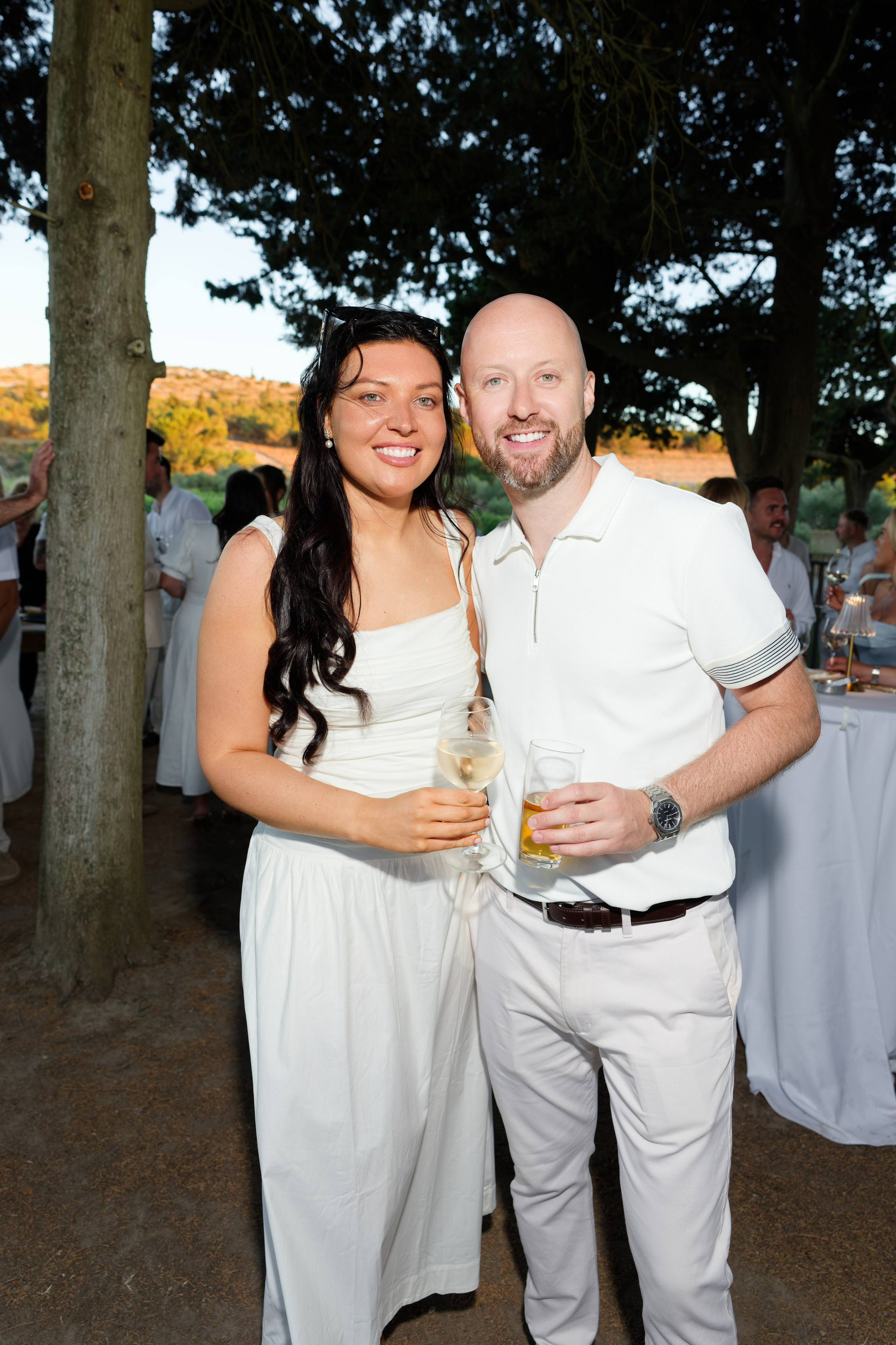 Welcome dinner at Château l’Hospitalet. Destination Wedding Photographer — Nikita Burtsev