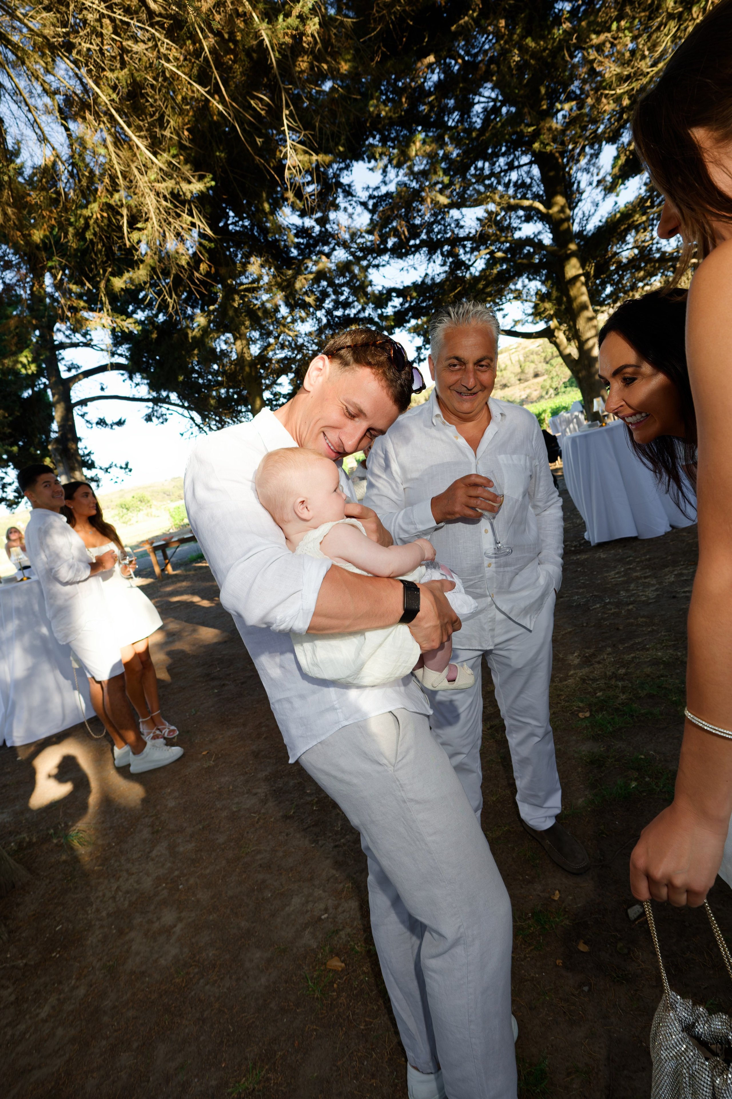 Welcome dinner at Château l’Hospitalet. Destination Wedding Photographer — Nikita Burtsev