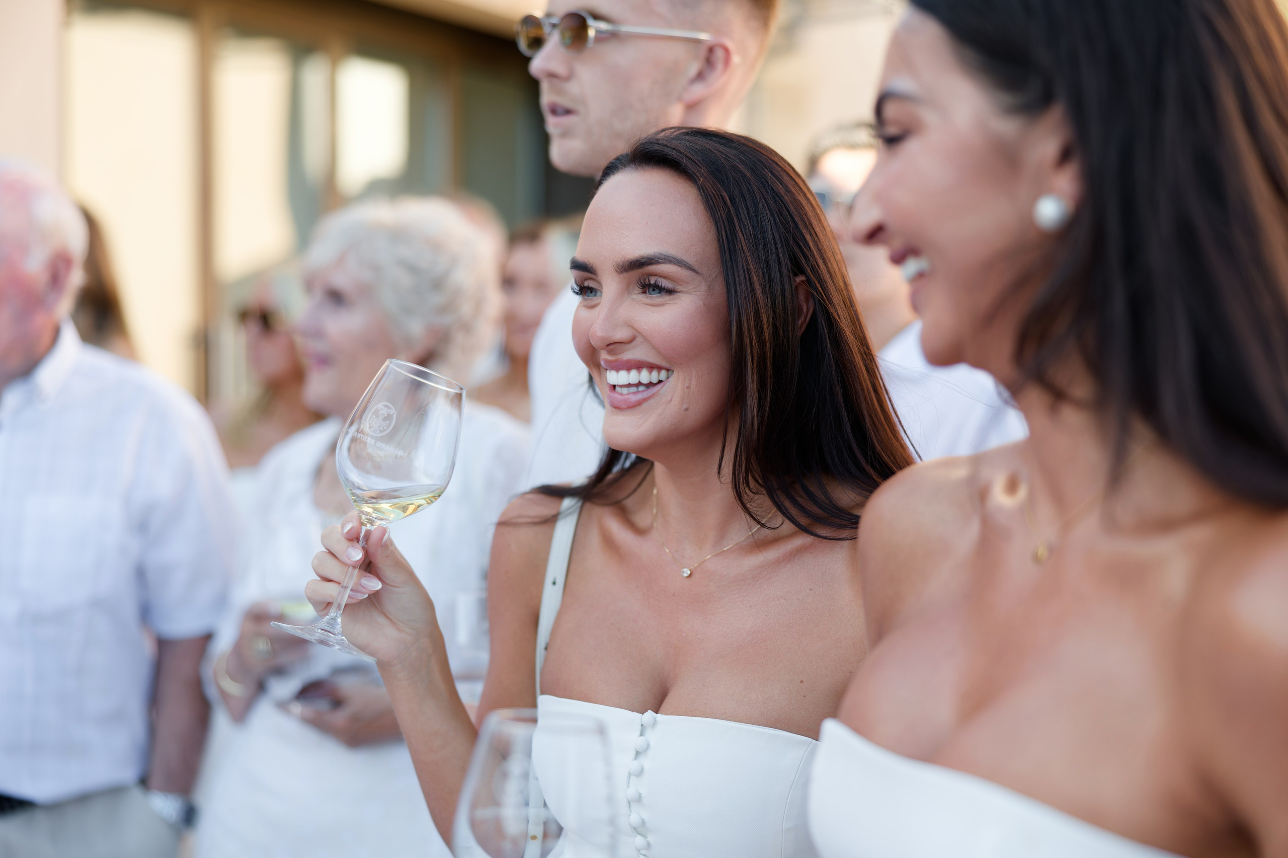 Welcome dinner at Château l’Hospitalet. Destination Wedding Photographer — Nikita Burtsev