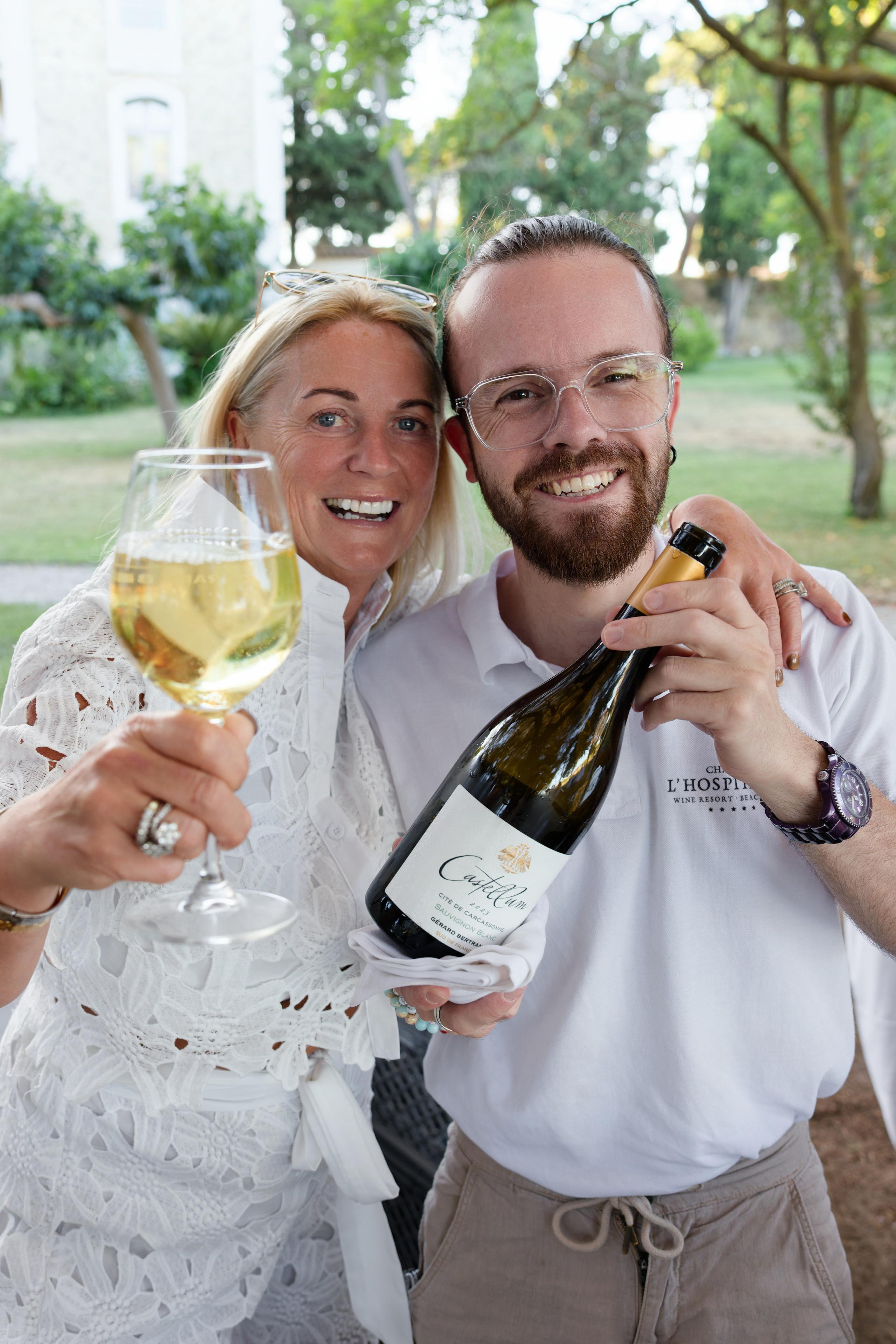 Welcome dinner at Château l’Hospitalet. Destination Wedding Photographer — Nikita Burtsev