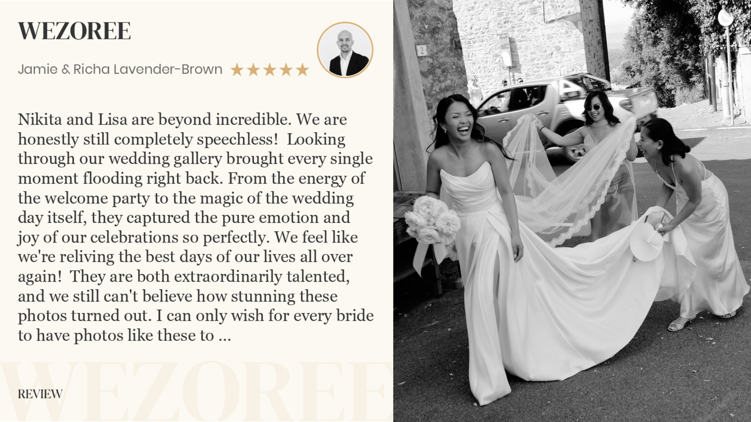 Reviews. Destination Wedding Photographer — Nikita Burtsev