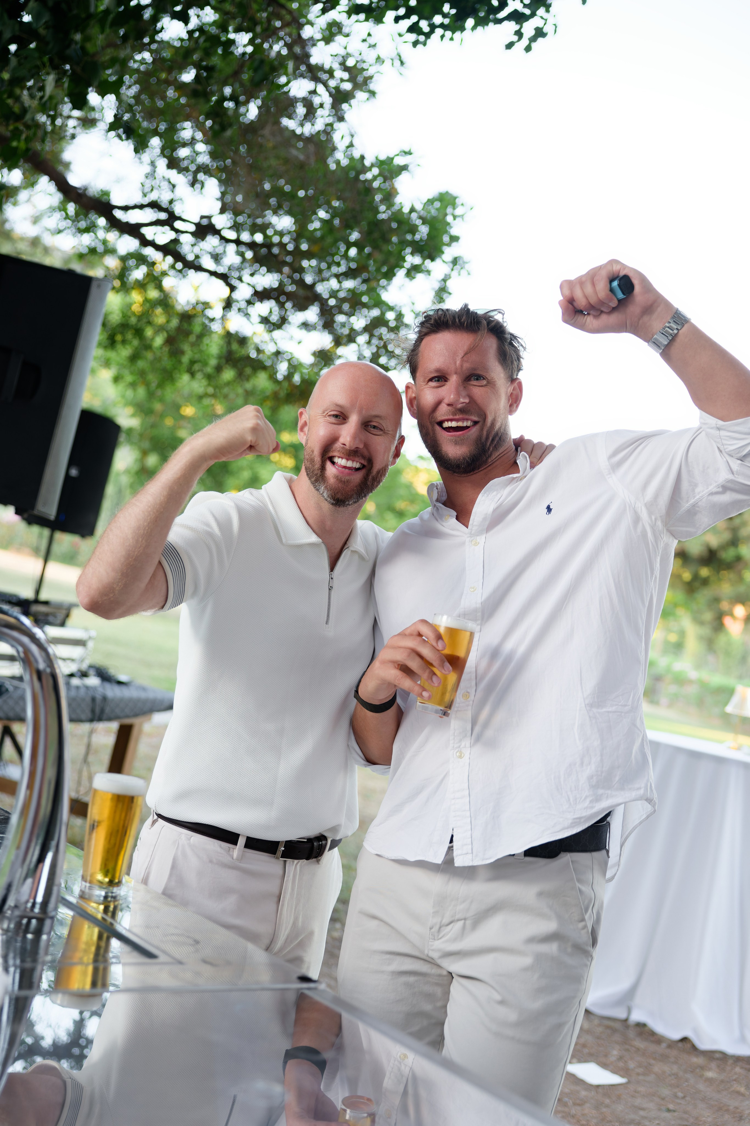 Welcome dinner at Château l’Hospitalet. Destination Wedding Photographer — Nikita Burtsev