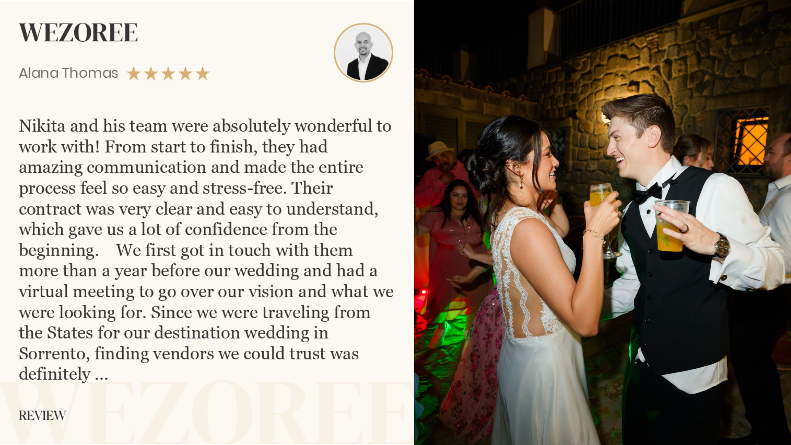 Reviews. Destination Wedding Photographer — Nikita Burtsev