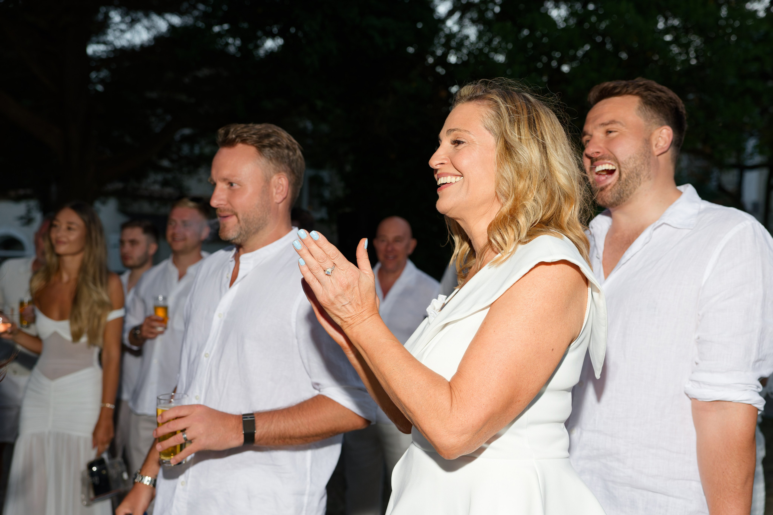 Welcome dinner at Château l’Hospitalet. Destination Wedding Photographer — Nikita Burtsev