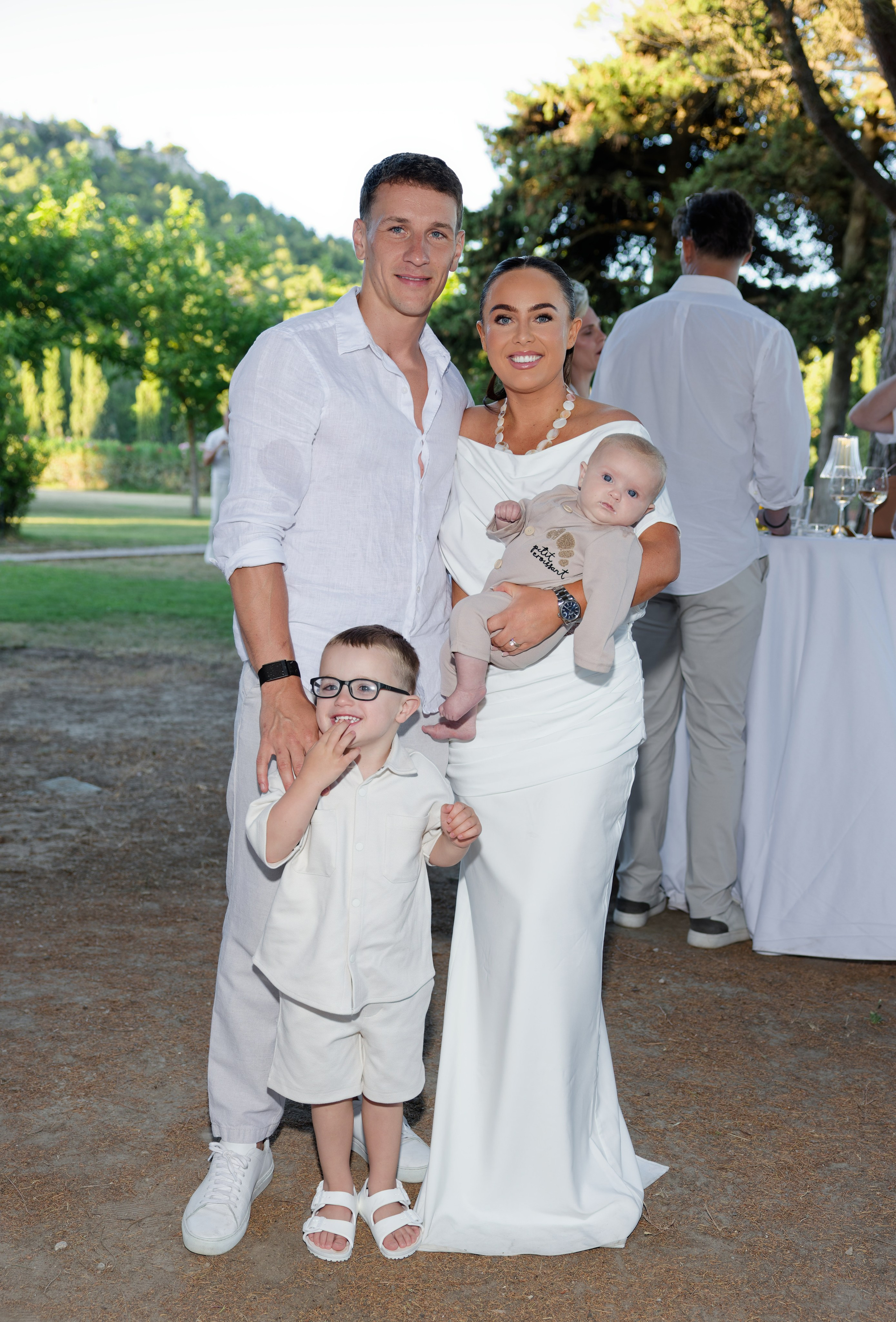 Welcome dinner at Château l’Hospitalet. Destination Wedding Photographer — Nikita Burtsev