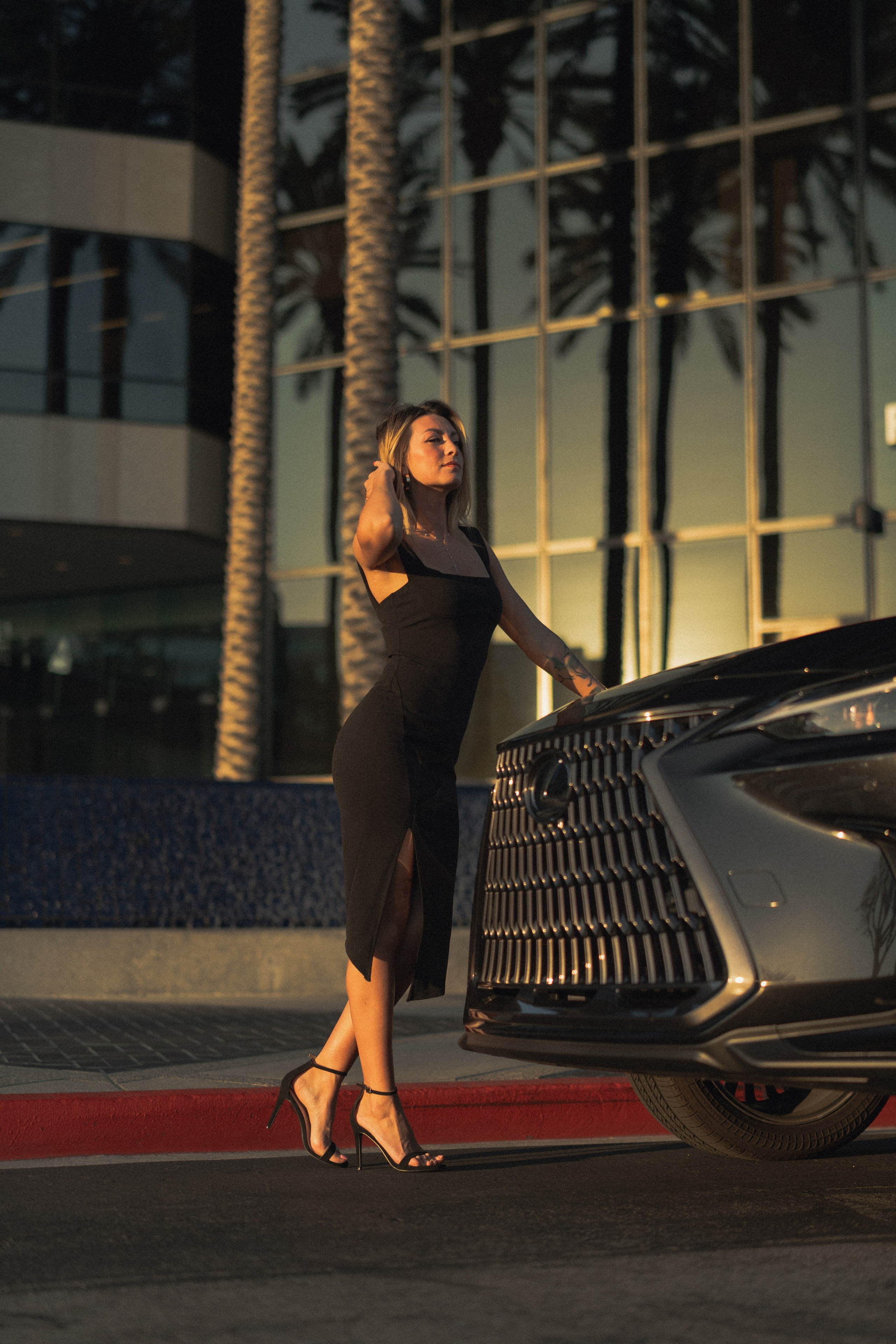 Lexus Lady. Street Car Shoot. Portrait, family, maternity & wedding photography & videography in SoCal Kseni Vibe