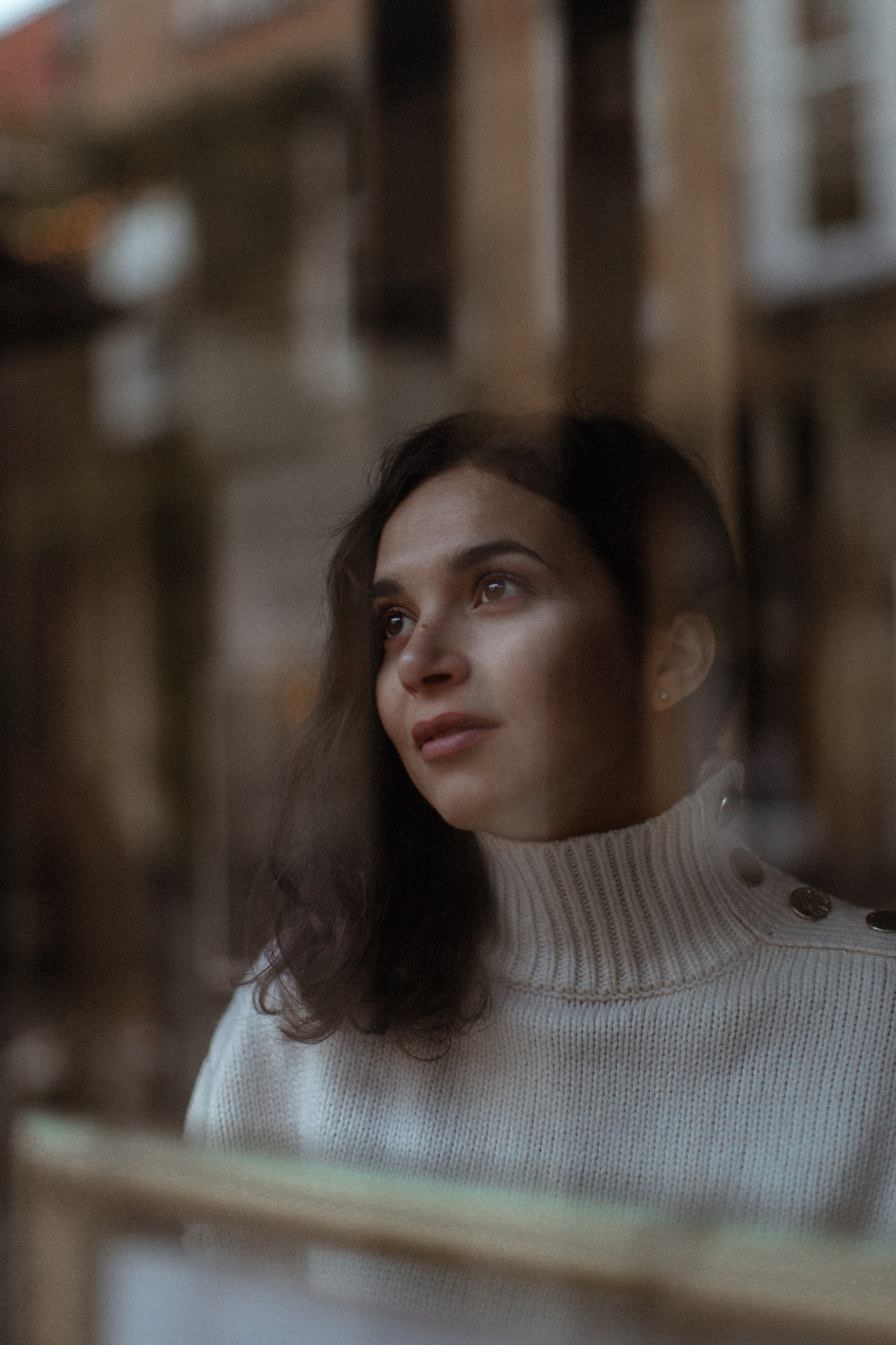 Take away coffee walk. True self