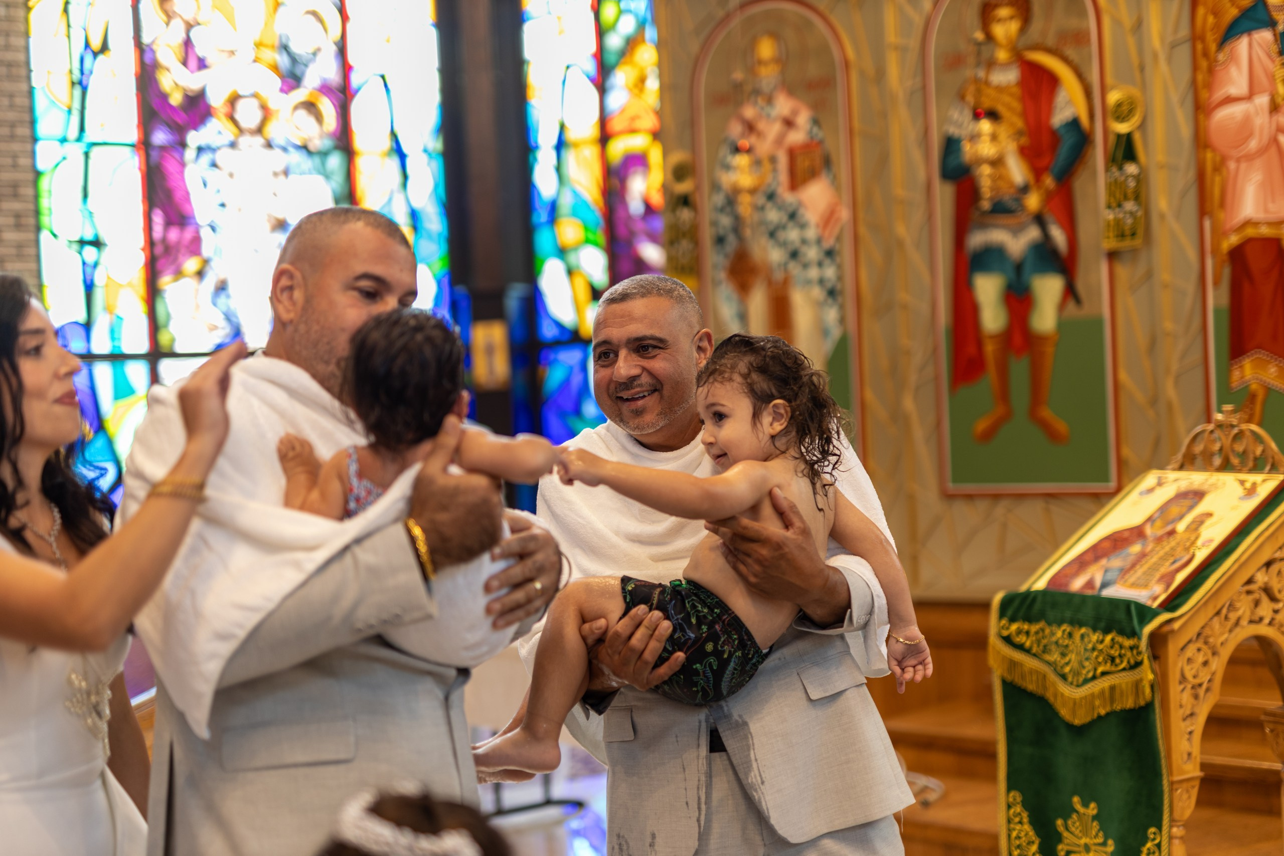 A Blessed Orthodox Baptism for Two. Family, lifestyle, and commercial photography in New York and New Jersey
