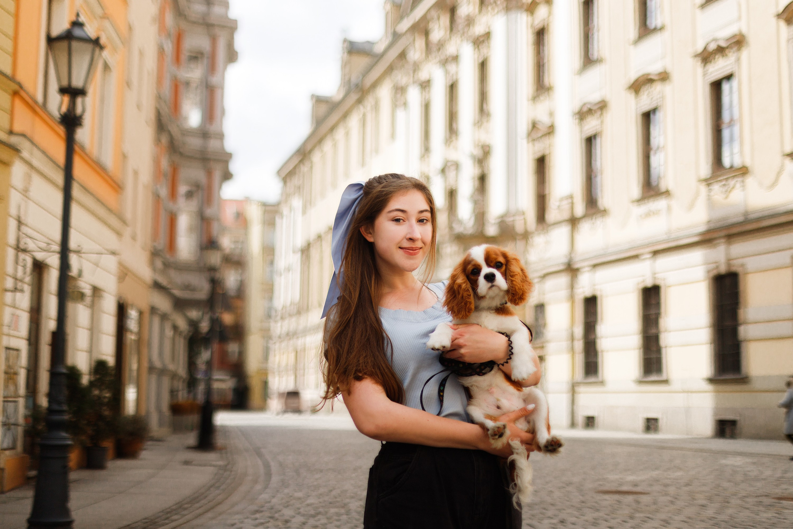 Uliana i Franklin. Kaja | fotograf we Wrocławiu | ludzie i psy