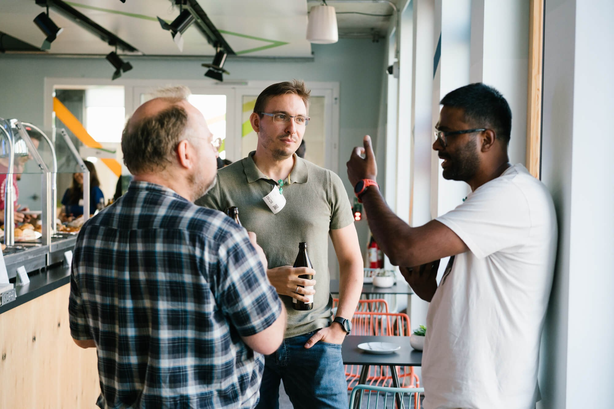 Conversations at the networking reception after the main programme