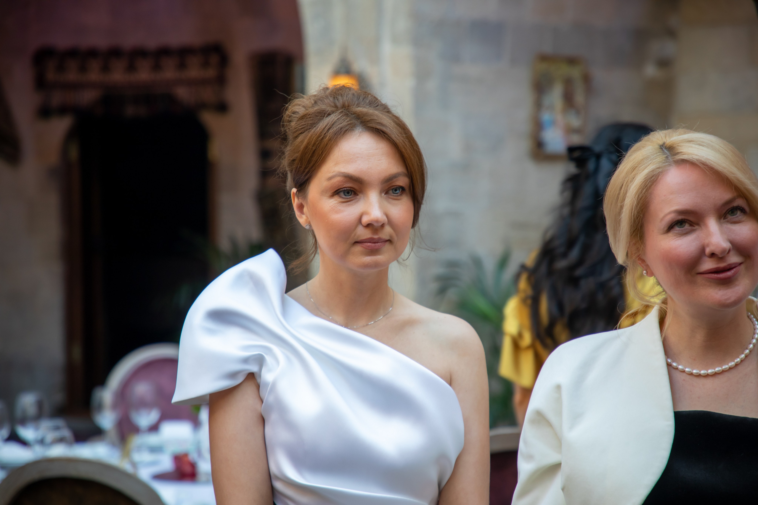 Gala-Dinner with the French Countess, the main etiquette expert Marie de Tilly. Baku Photographer