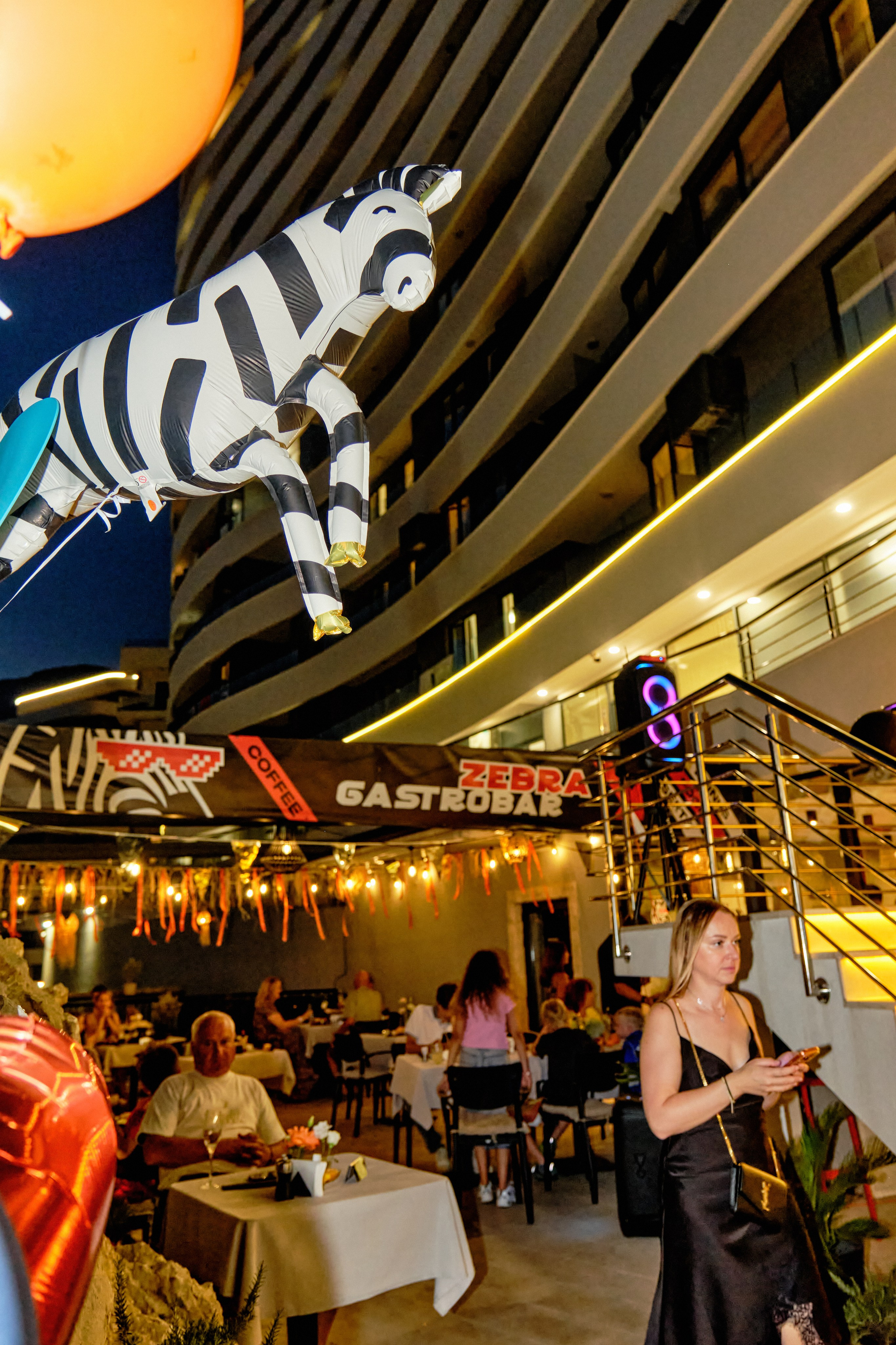 Photo report from the Zebra Restaurant’s birthday celebration. Becici, Montenegro. Photographer, photo artist Alena Novgorodtseva
