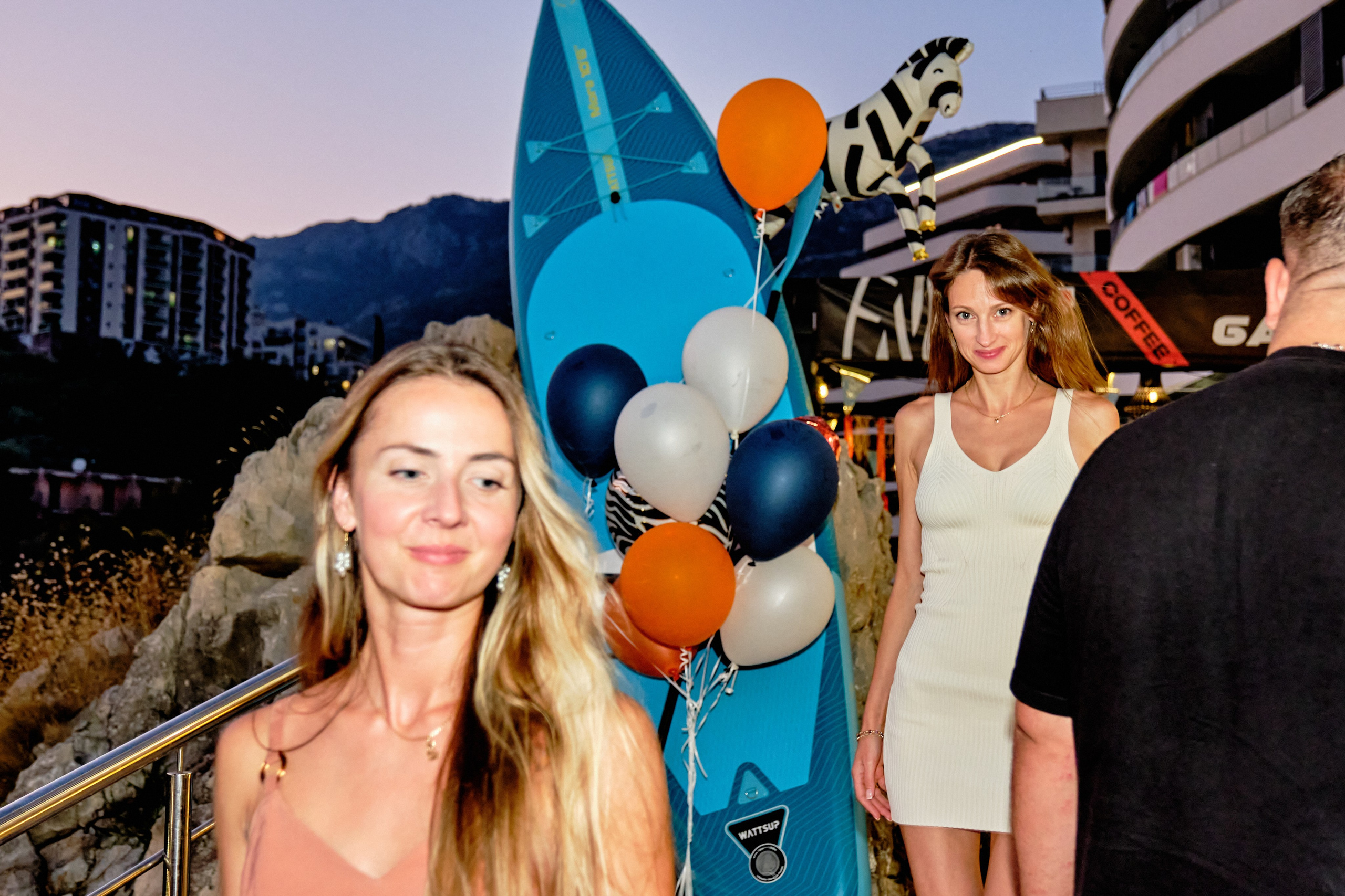 Photo report from the Zebra Restaurant’s birthday celebration. Becici, Montenegro. Photographer, photo artist Alena Novgorodtseva