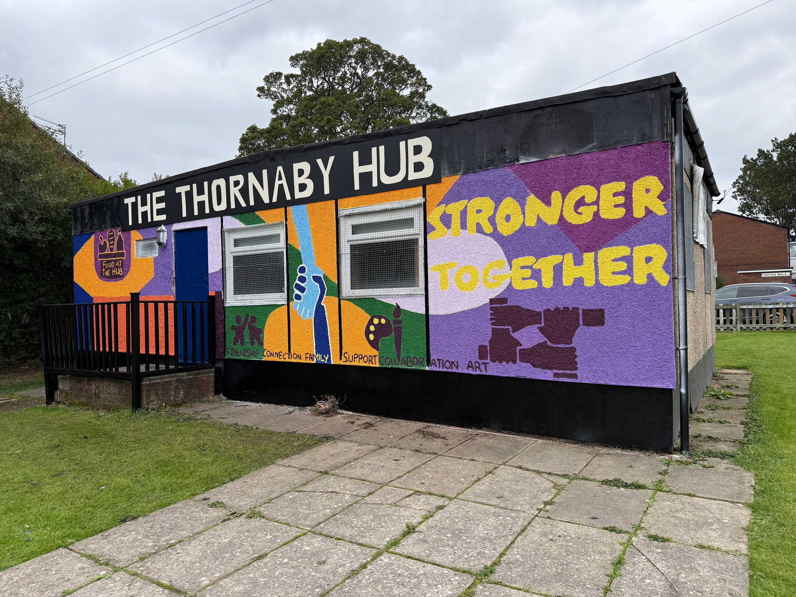 Clayton Community Hub Mural. Professional Portrait & Event Photographer in West Yorkshire, travels across UK