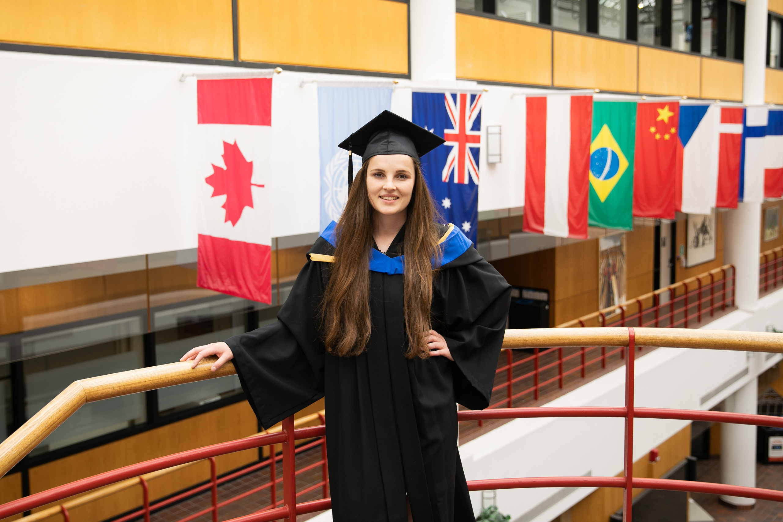 Graduation — Kelsey — University of Calgary. Fotografía accesible en Calgary
