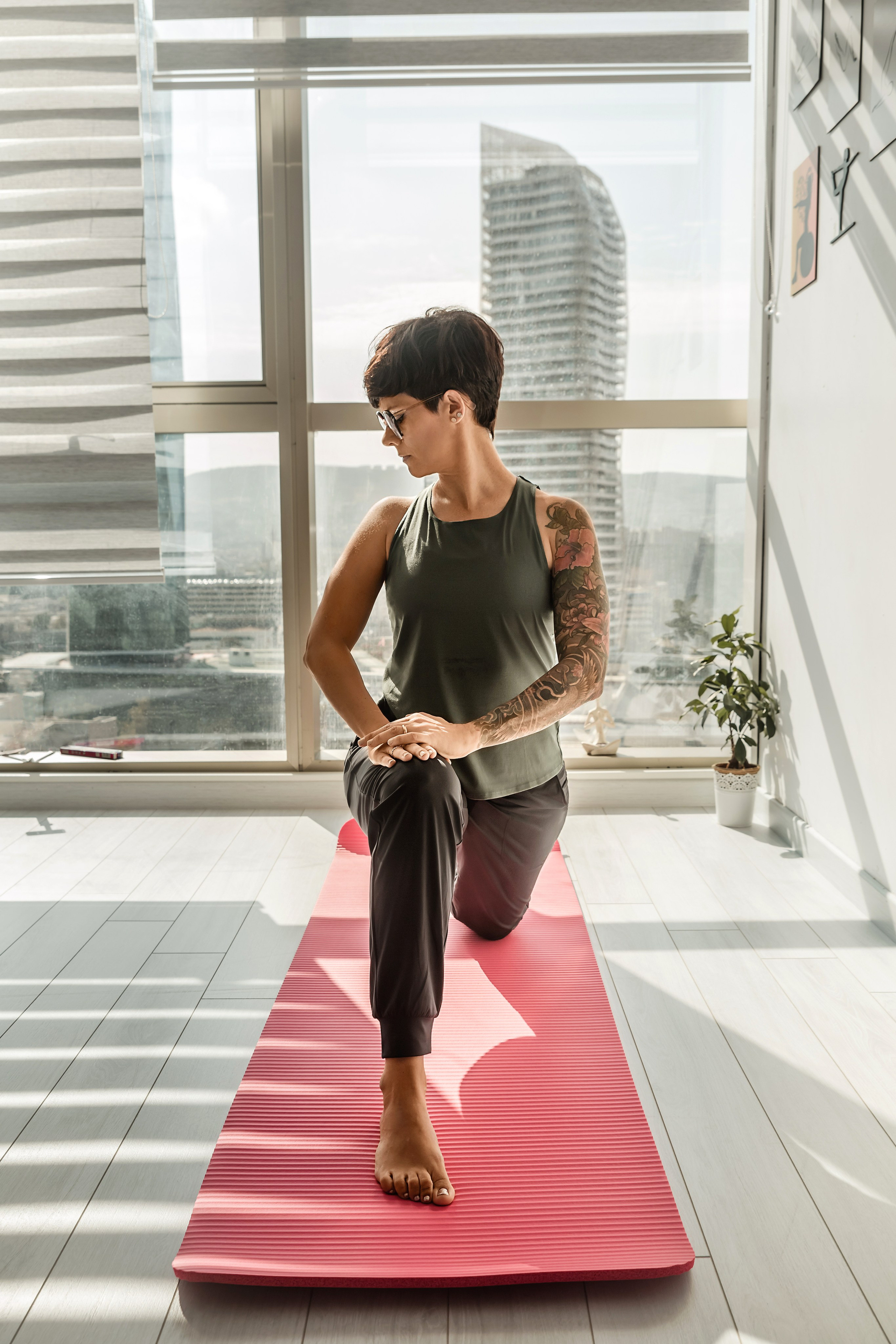 Photo session for a Pilates trainer
