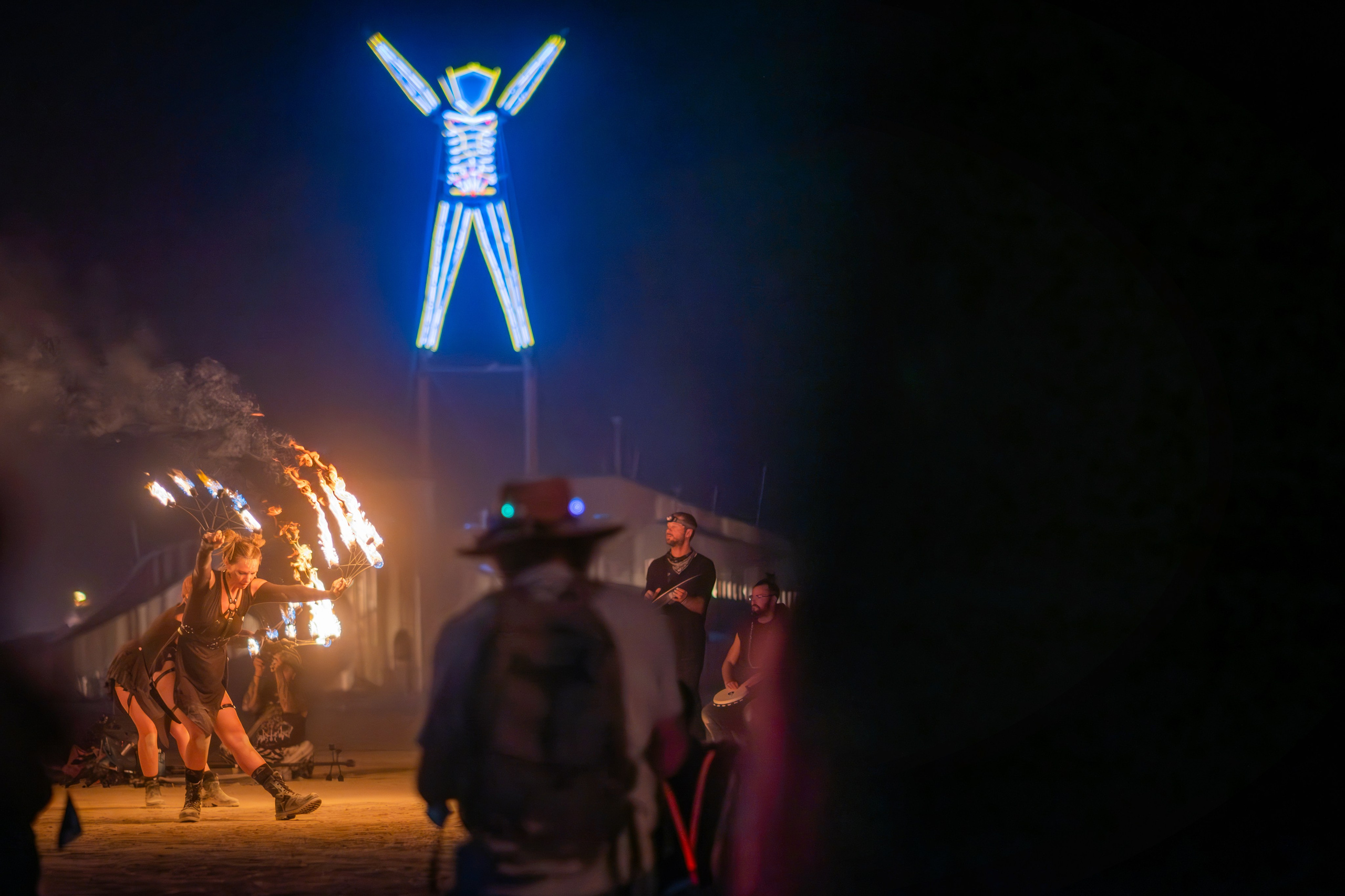 BURNING MAN 2024. Reportage concert portrait photography in the San Francisco Bay Area