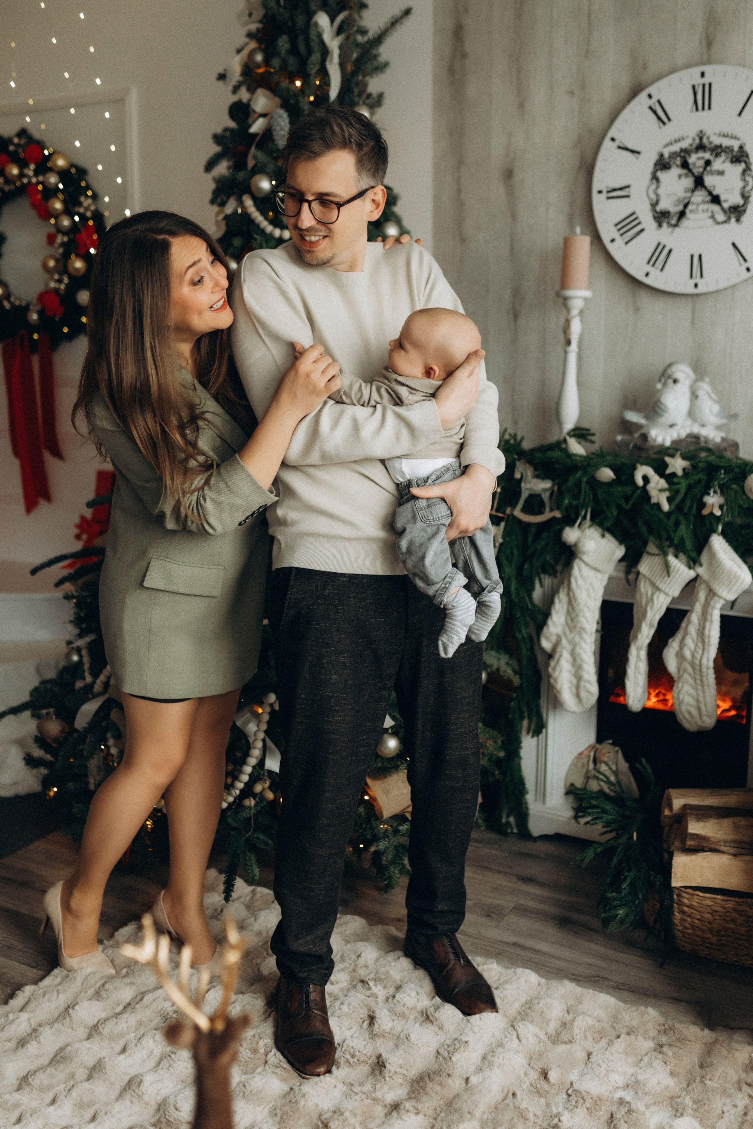 Together at Christmas. Семейный фотограф Лейпциг, Германия