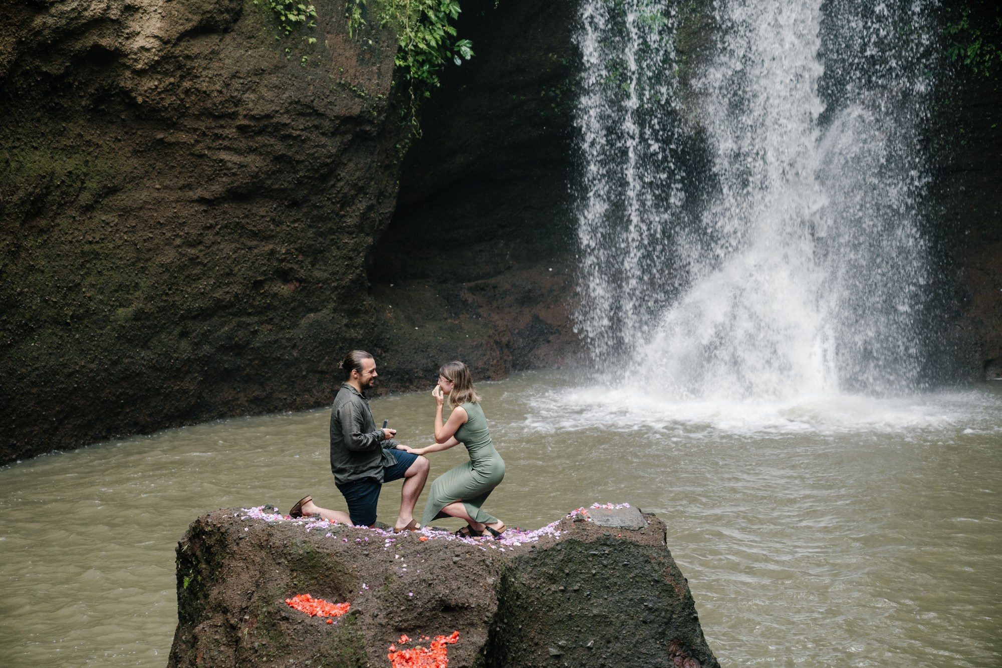 Marriage Proposal in Bali. Female Photographer in Bali