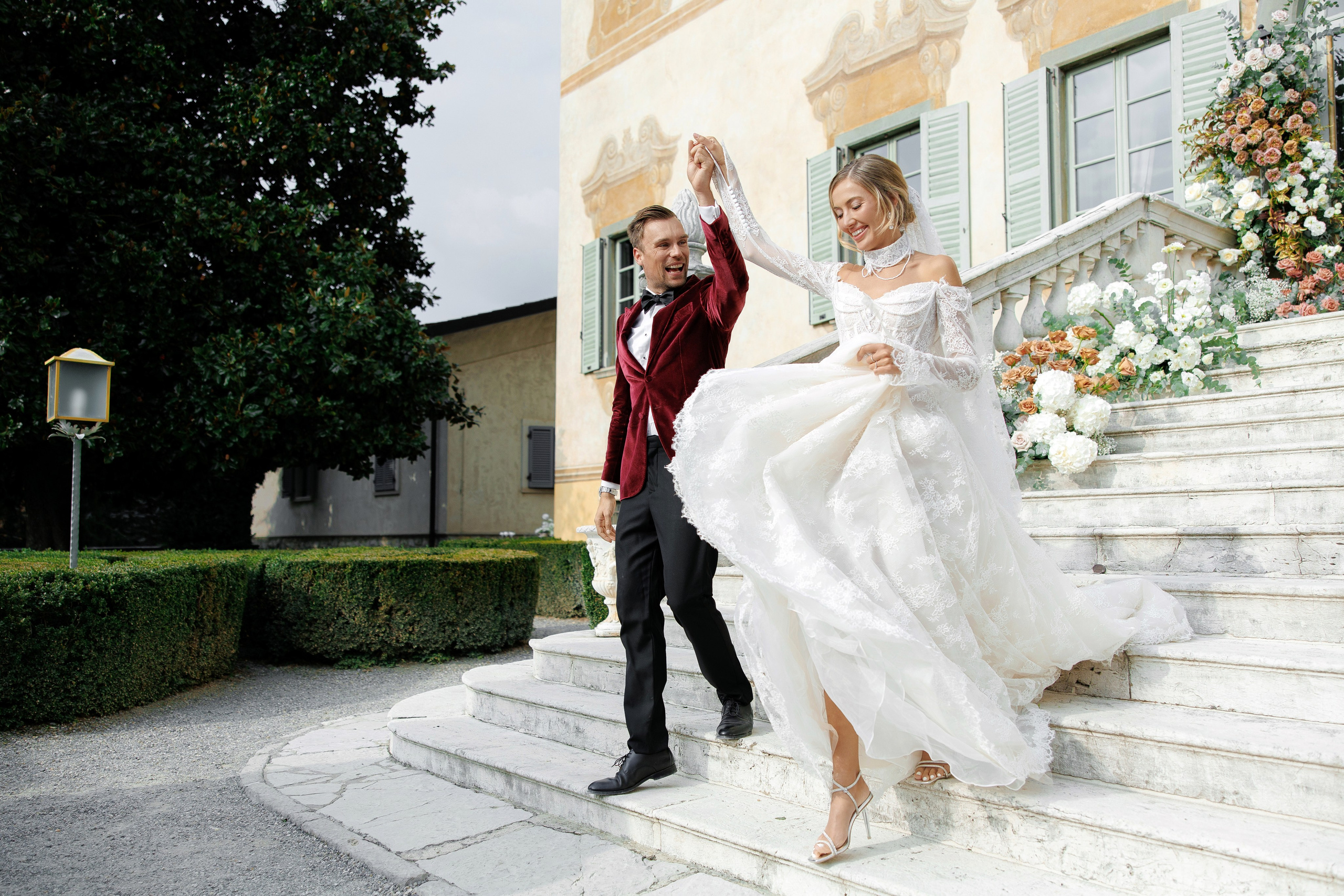 Diana & Chris. Willa Canton. 14.10.2025. Fotograf ślubny i rodzinny w Krakowie Yana Klymova