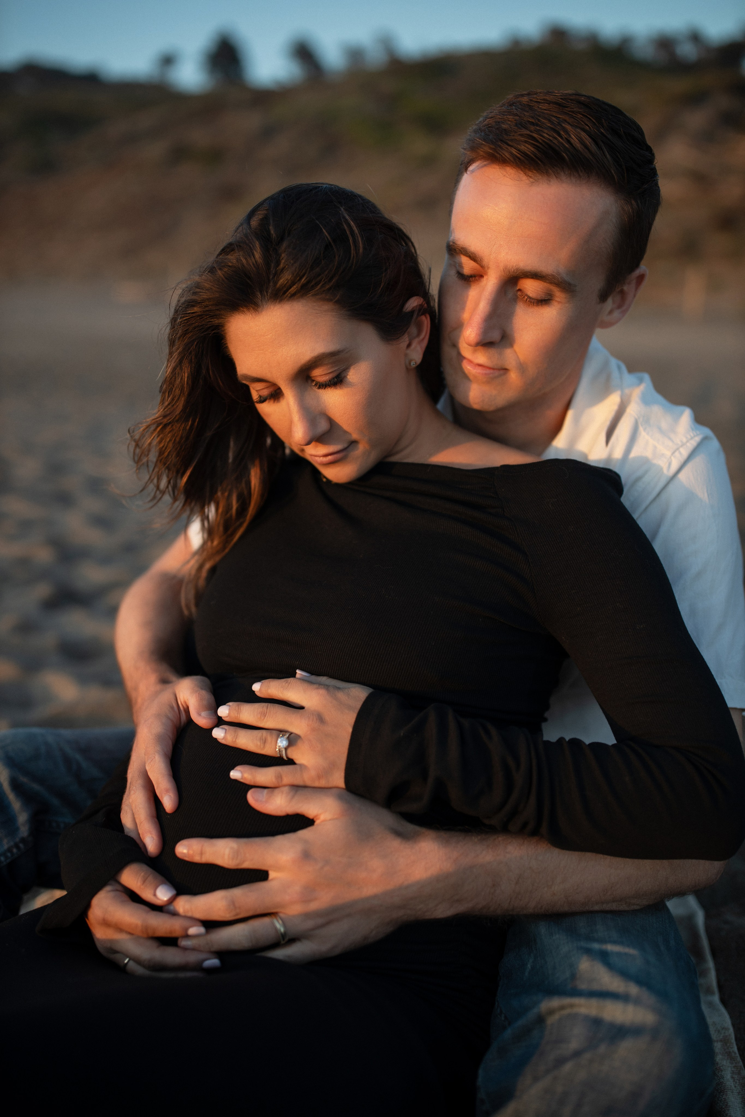 New Beginnings at Baker Beach. Maternity, newborn photographer in the Bay Area|Iryna Rakivnenko