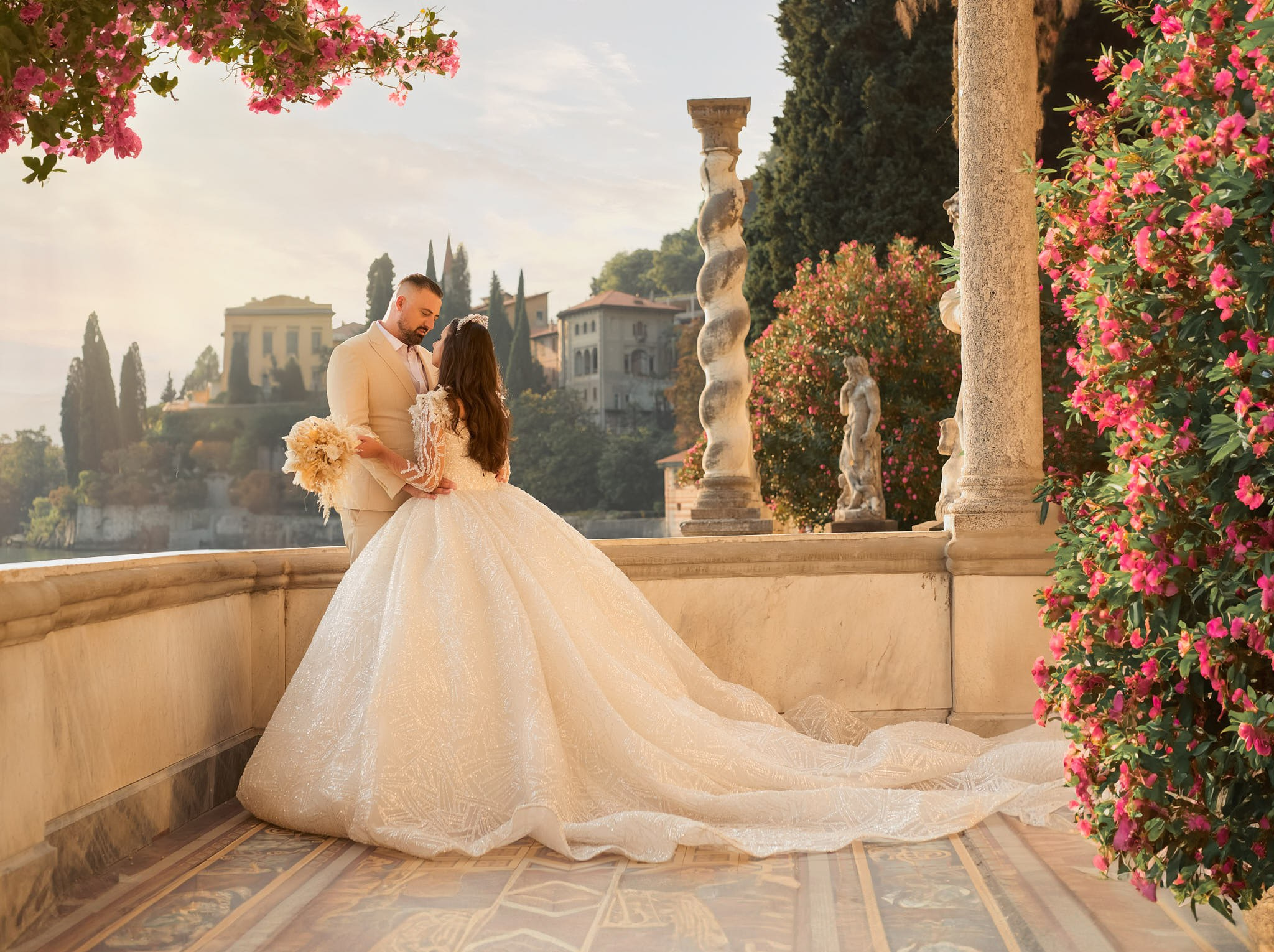Persida & Ergys. Fotografo matrimonio Lago di Como Ferrari Media Production