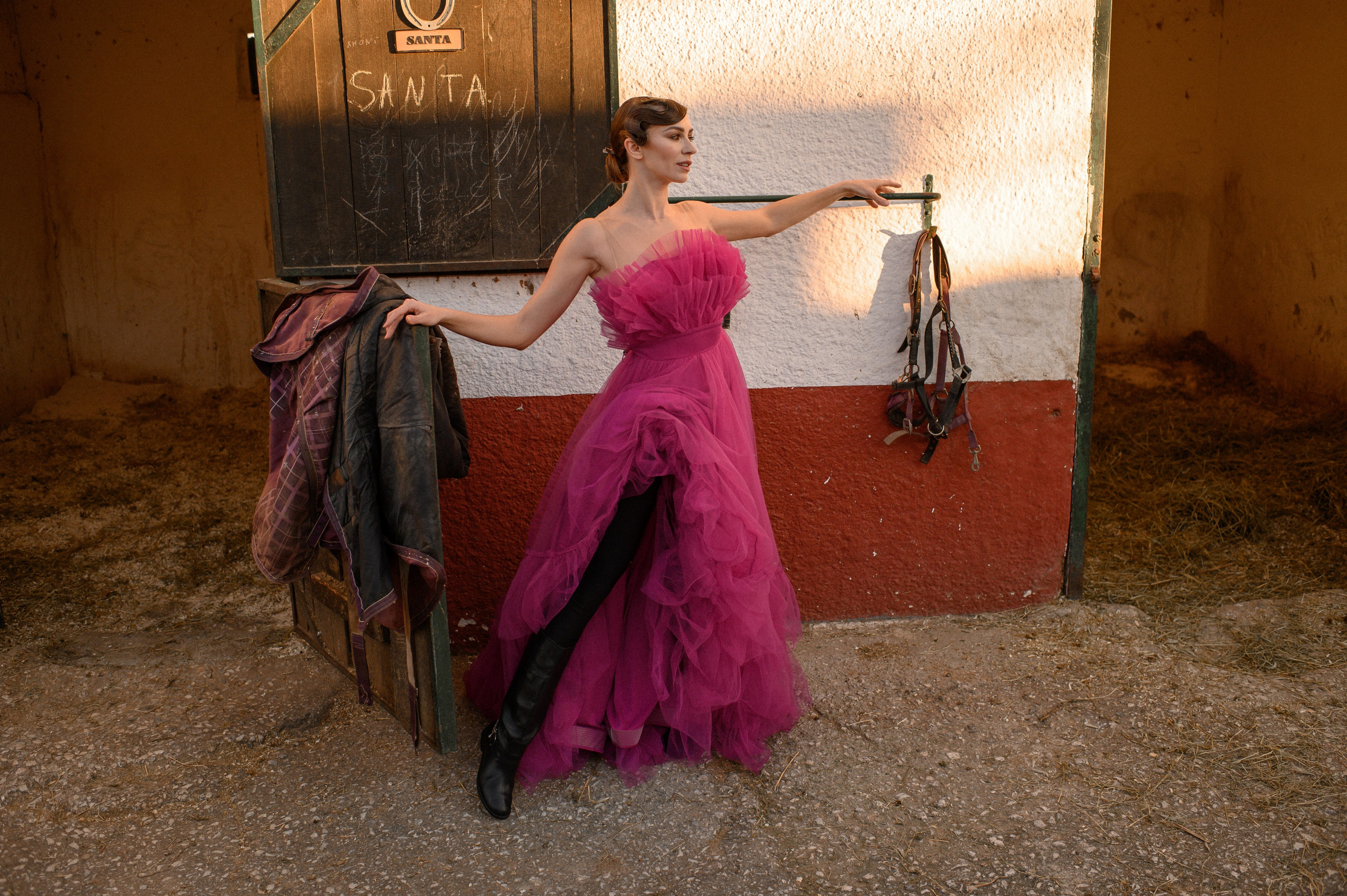 Sofia evening horse ride. Family, children, portrait, and event photography in Thessaloniki