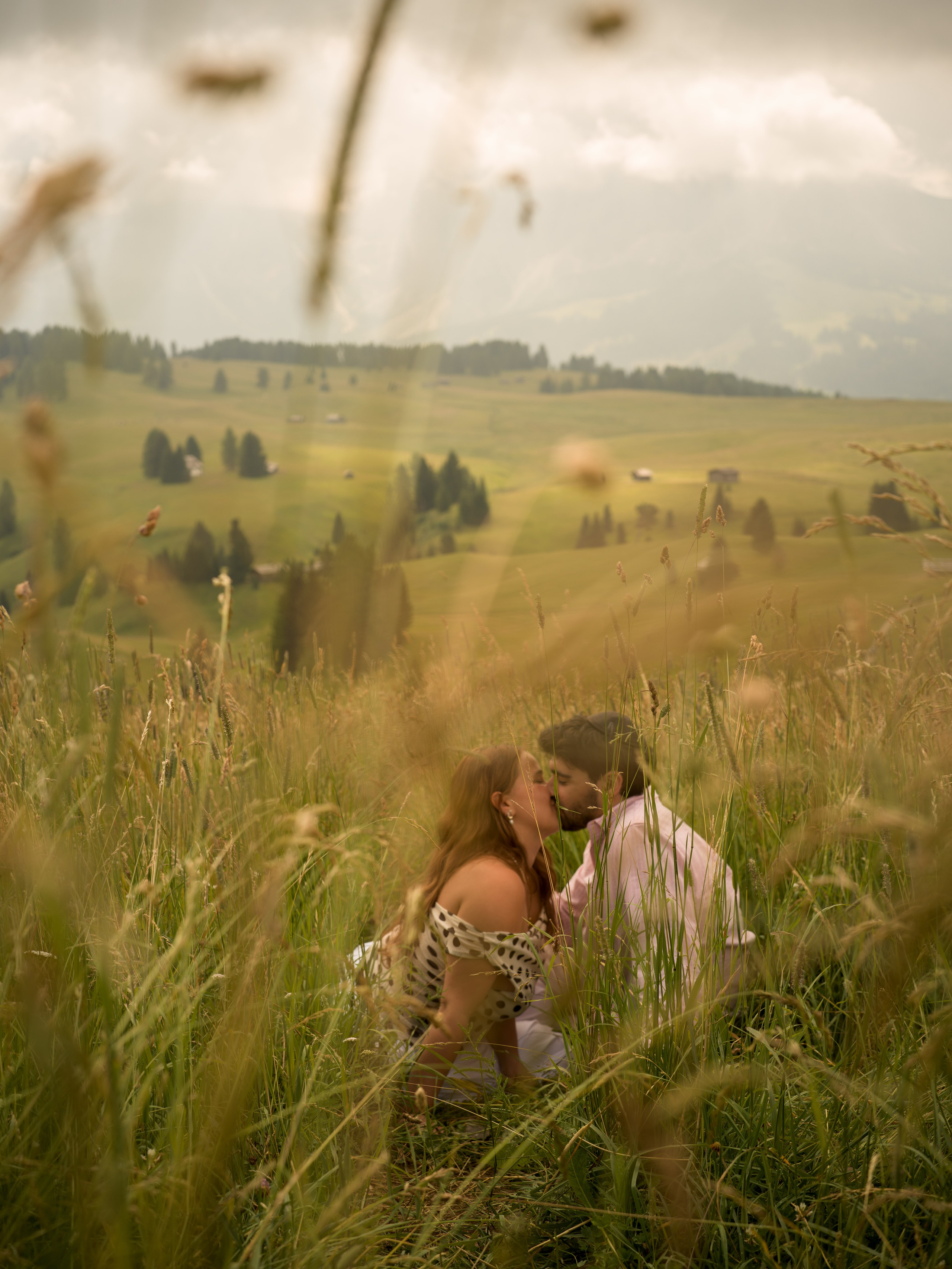 Proposal, Alpe di Siusi, the Dolomites