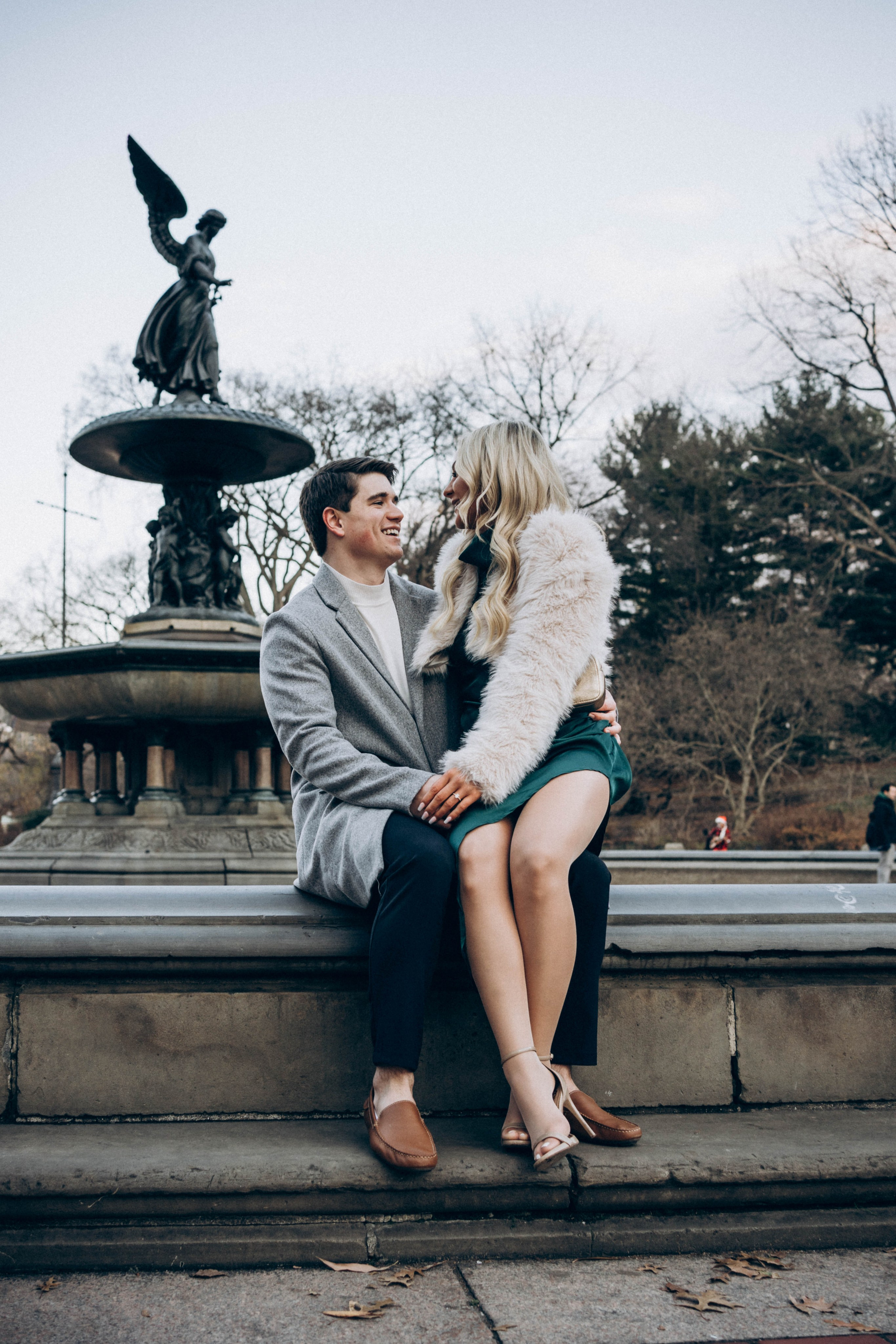 Proposal at Empire State Building observation deck.