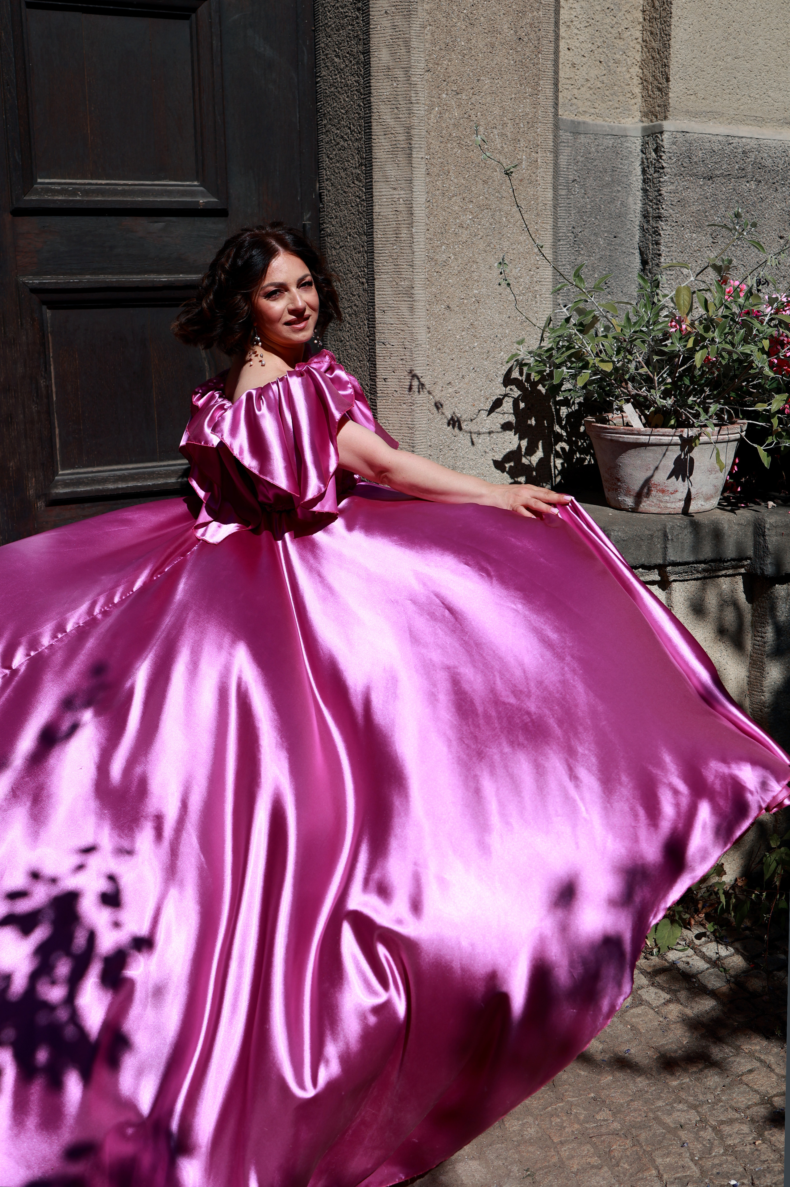 Long dresses shooting. Photographer in Munich