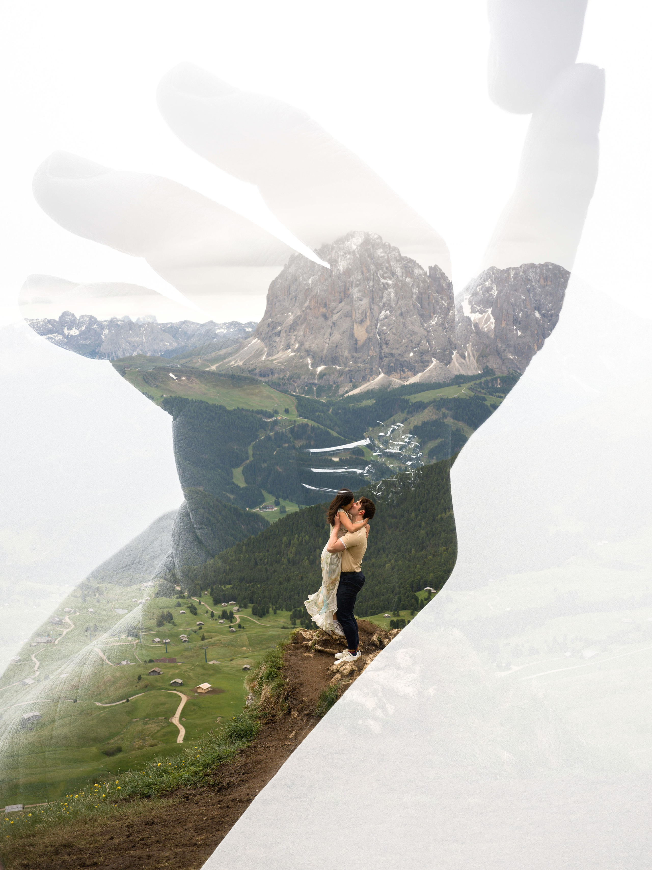 Proposal, Seceda, the Dolomites