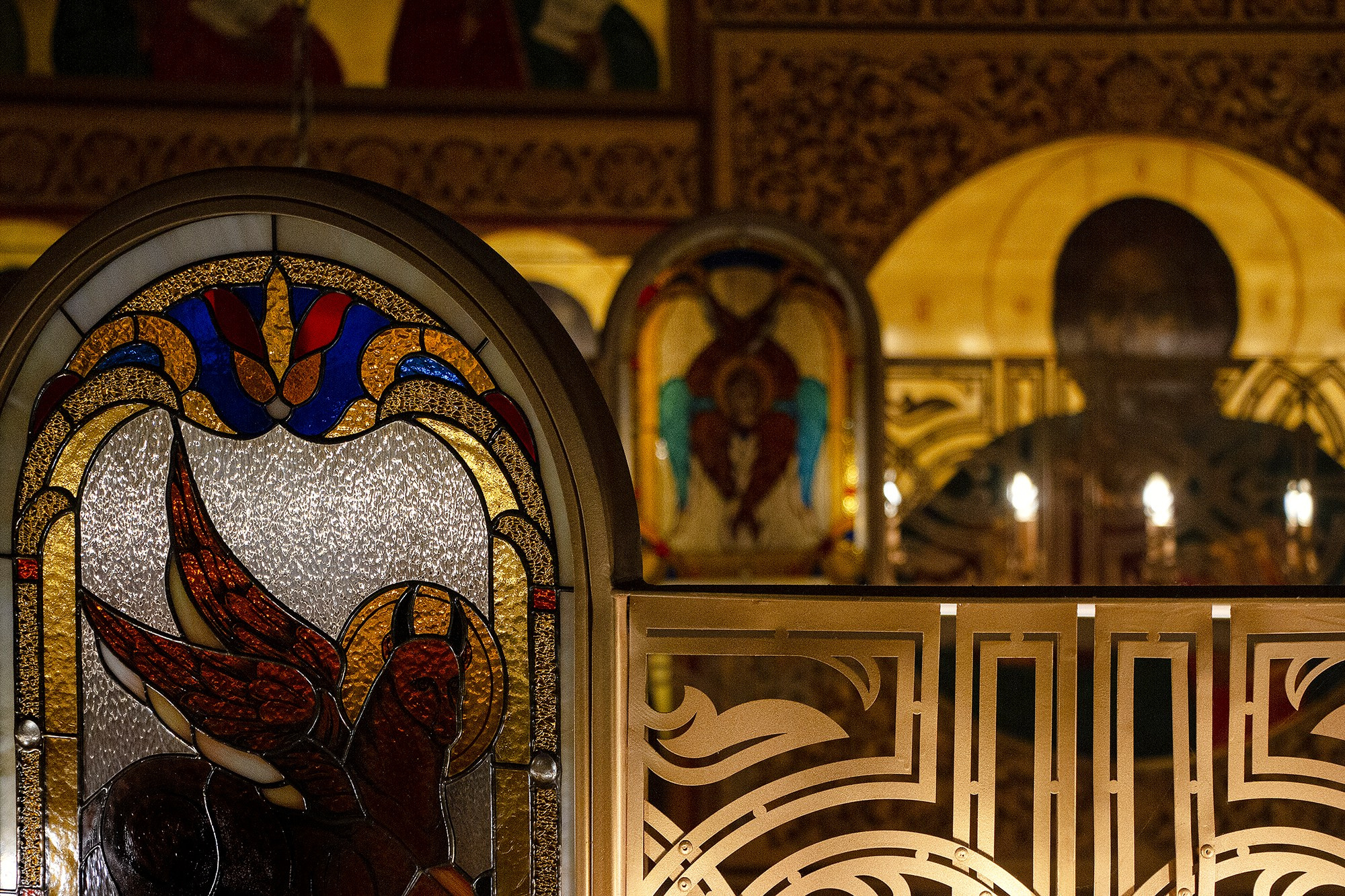 Хорос в храме Святой Троицы (Минск). Мария Тарлецкая | Скульптура и художественная ковка в Минске