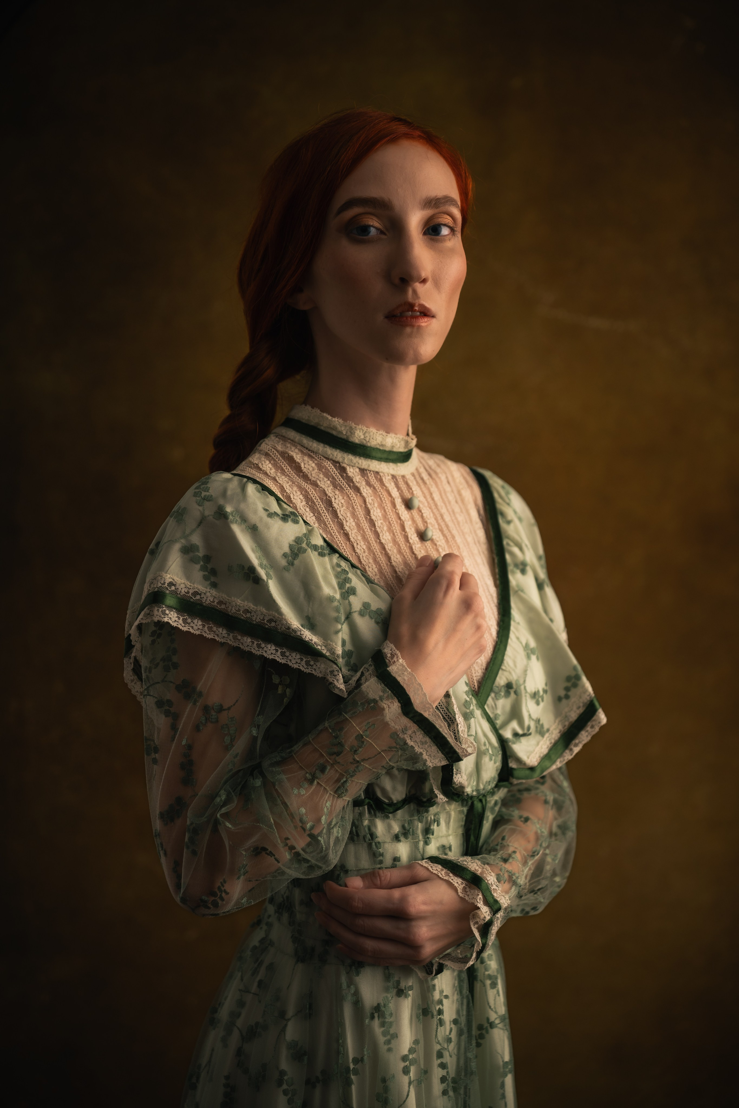 portret artystyczny kobiety styl romantyczny